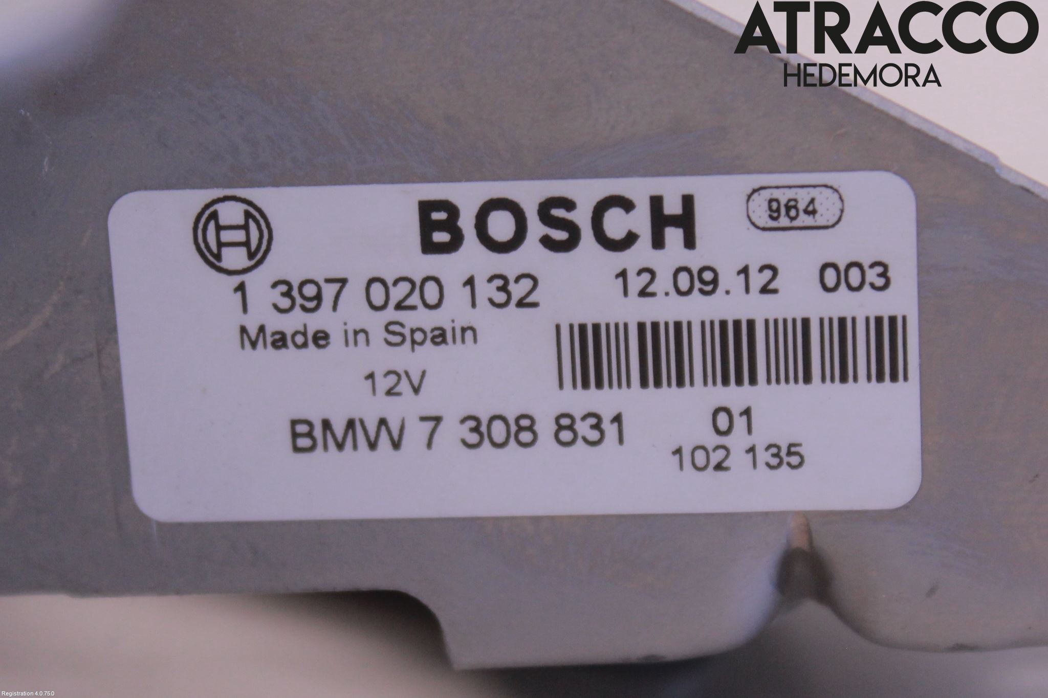 BMW 3 F30/F31/F80 12-19 Bakluke-Lokk Låsekasse