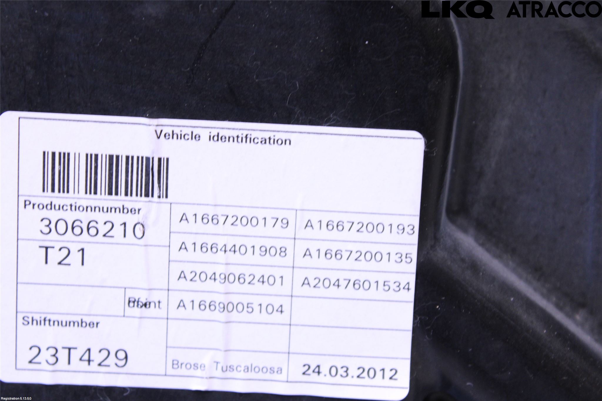 Mercedes-Benz MB ML/GLE-KLASS (W166) 12-18 Vindusheis El Komp