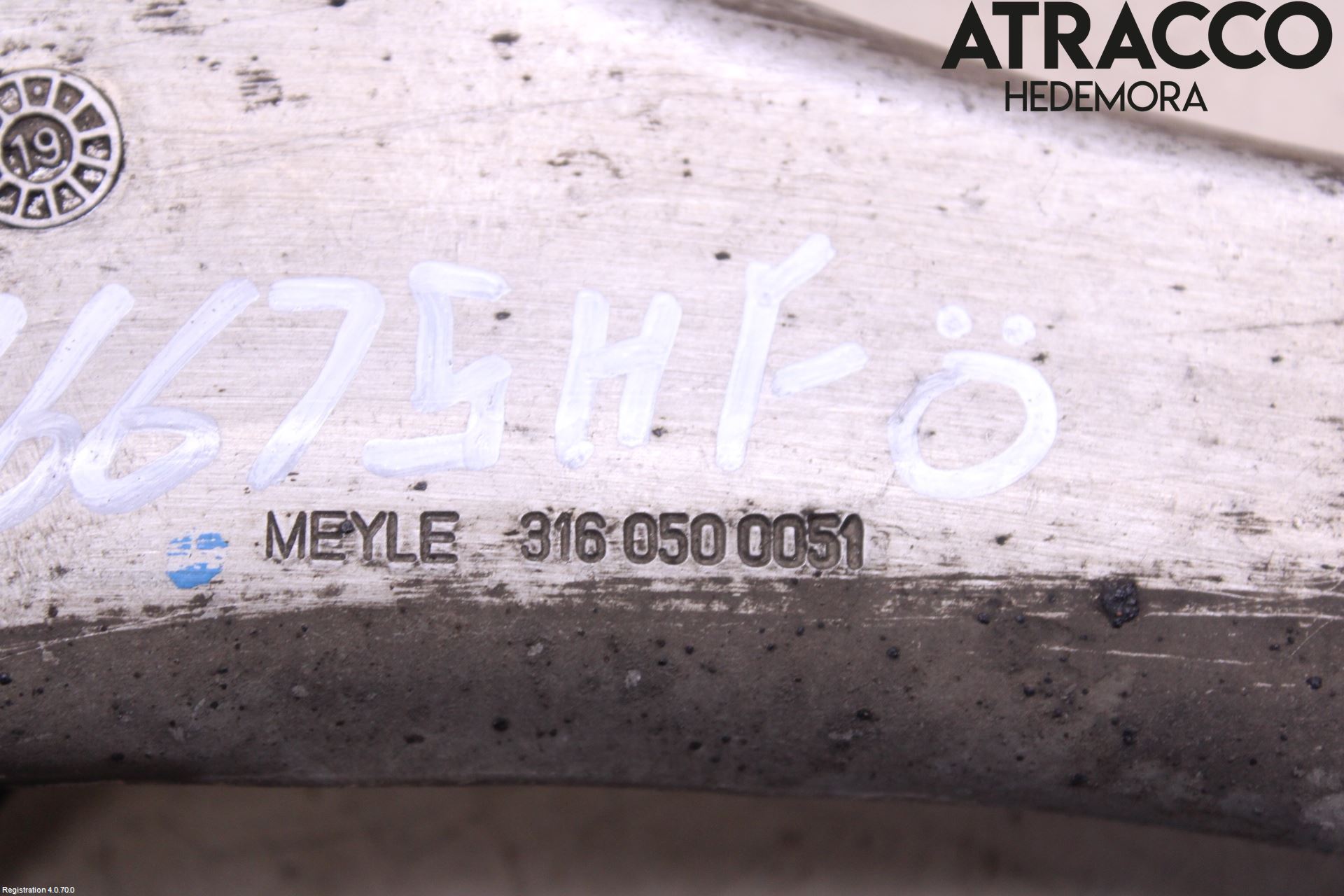 BMW 5 F10/F11/F18 09-17 Bærearm Foran Høyre Nedre