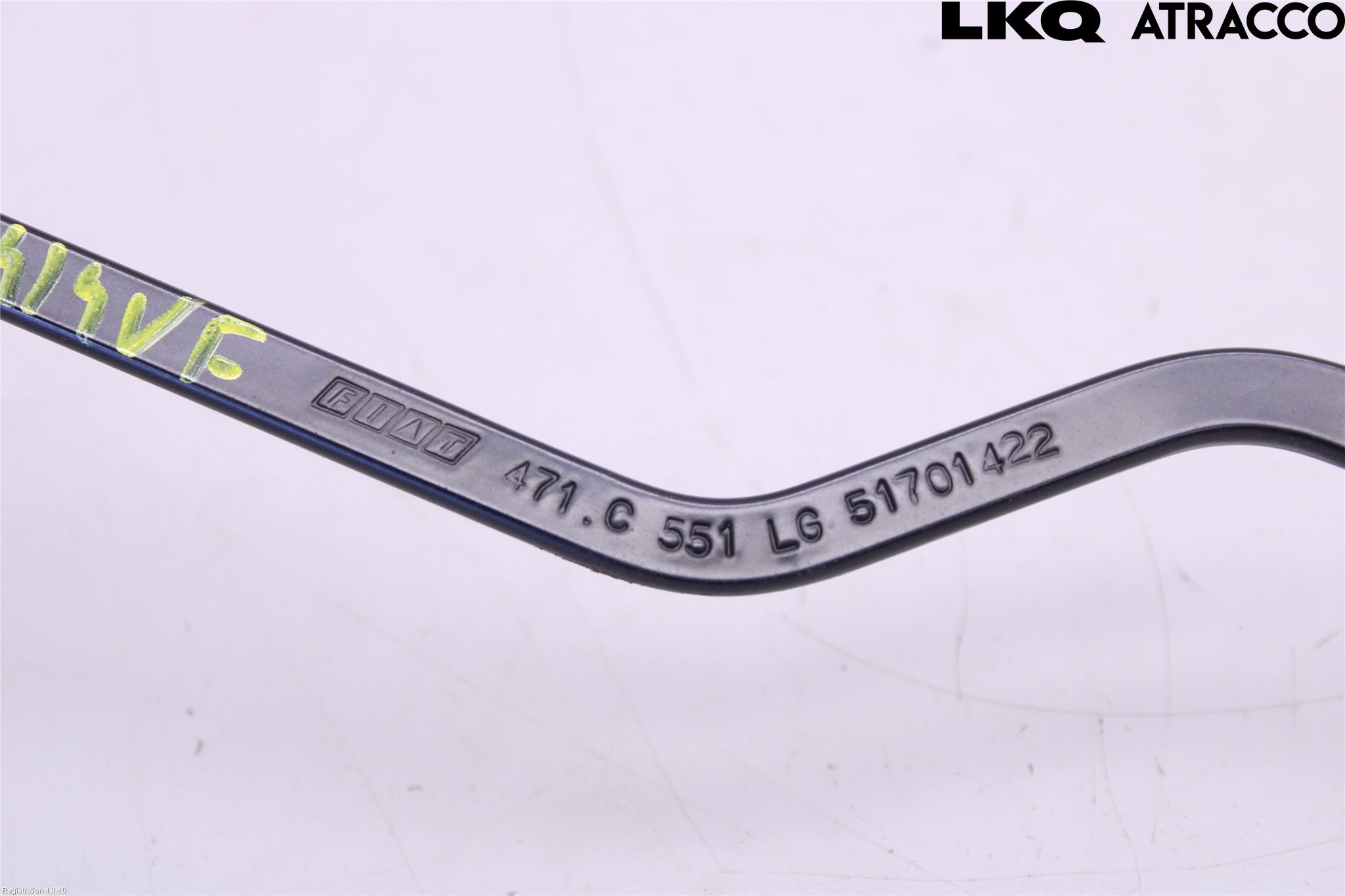 Fiat PUNTO EVO 10-12 Viskerarm-Armer Frontrute