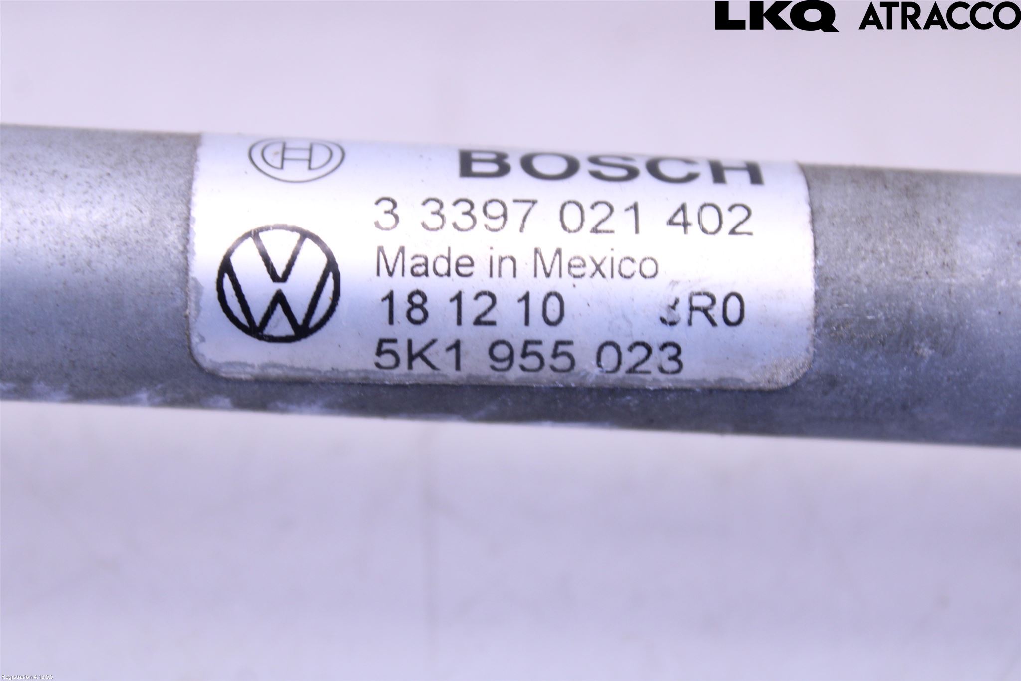 Volkswagen VW GOLF VI 09-13 Viskeroverføring Frontrute