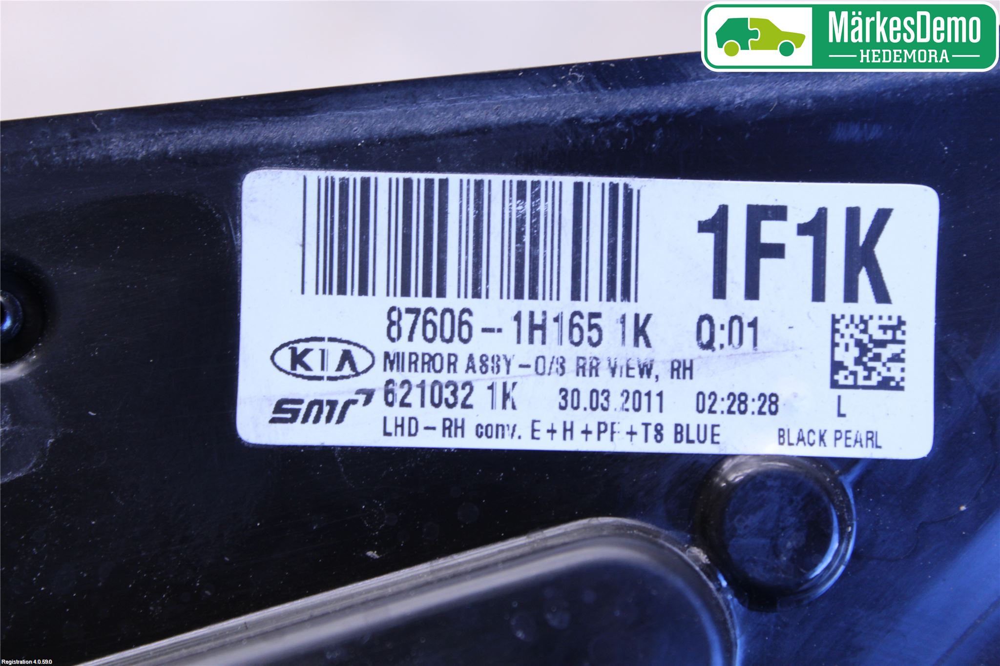 Kia CEED 06-12 Speil H M-El Justering