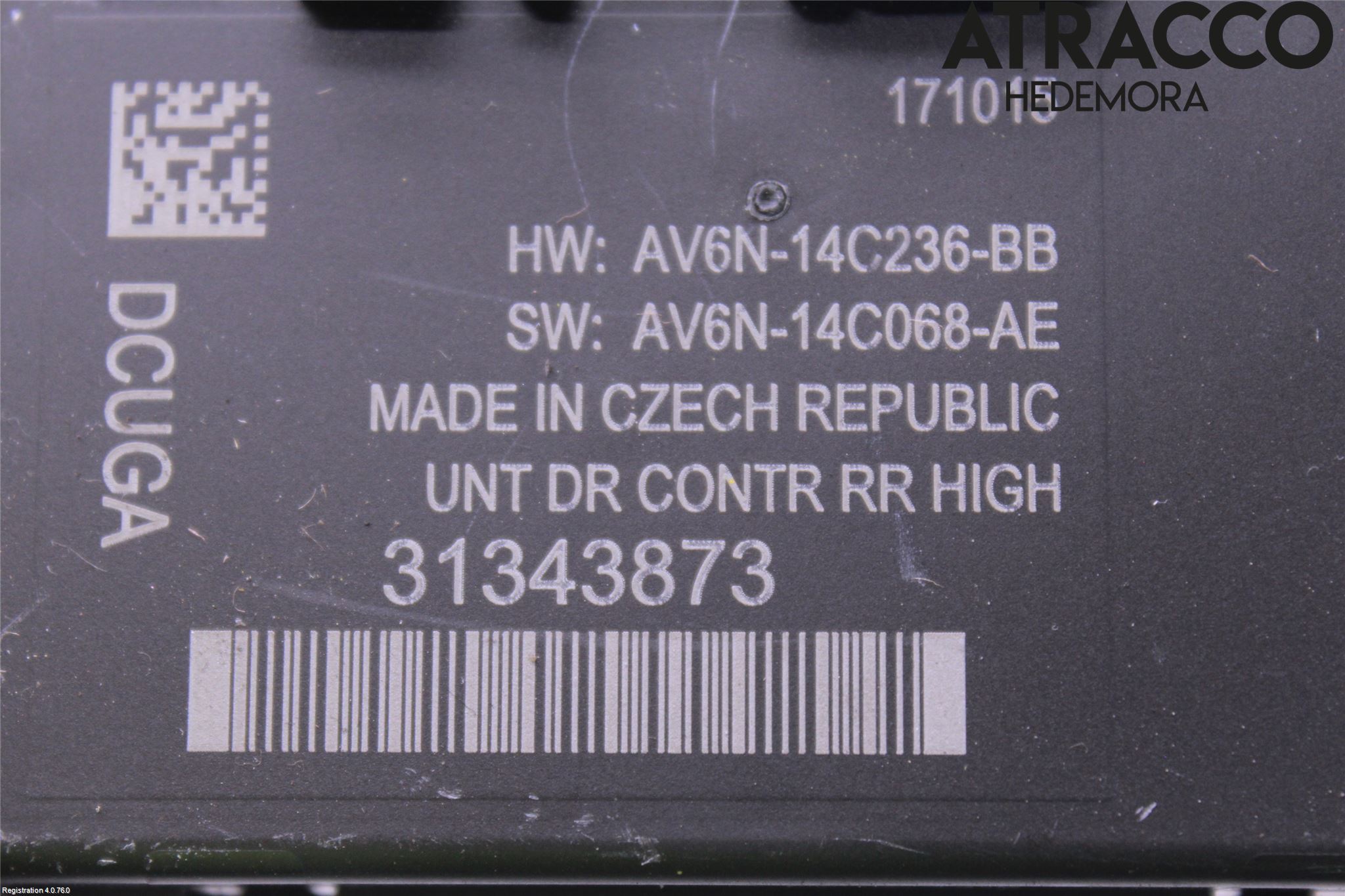 Volvo V40 12-19 Styreenhet Dør