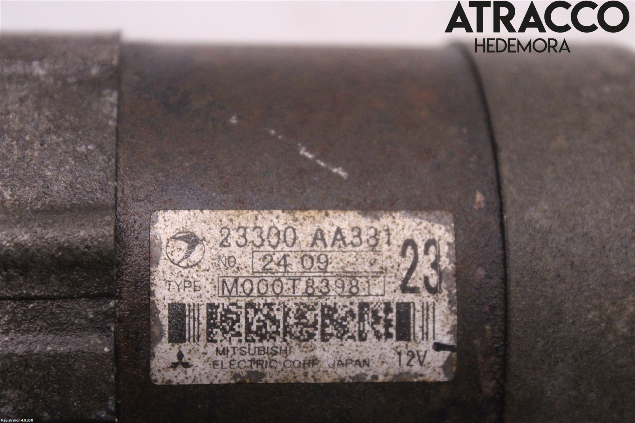Subaru IMPREZA II  01-02 Startmotor