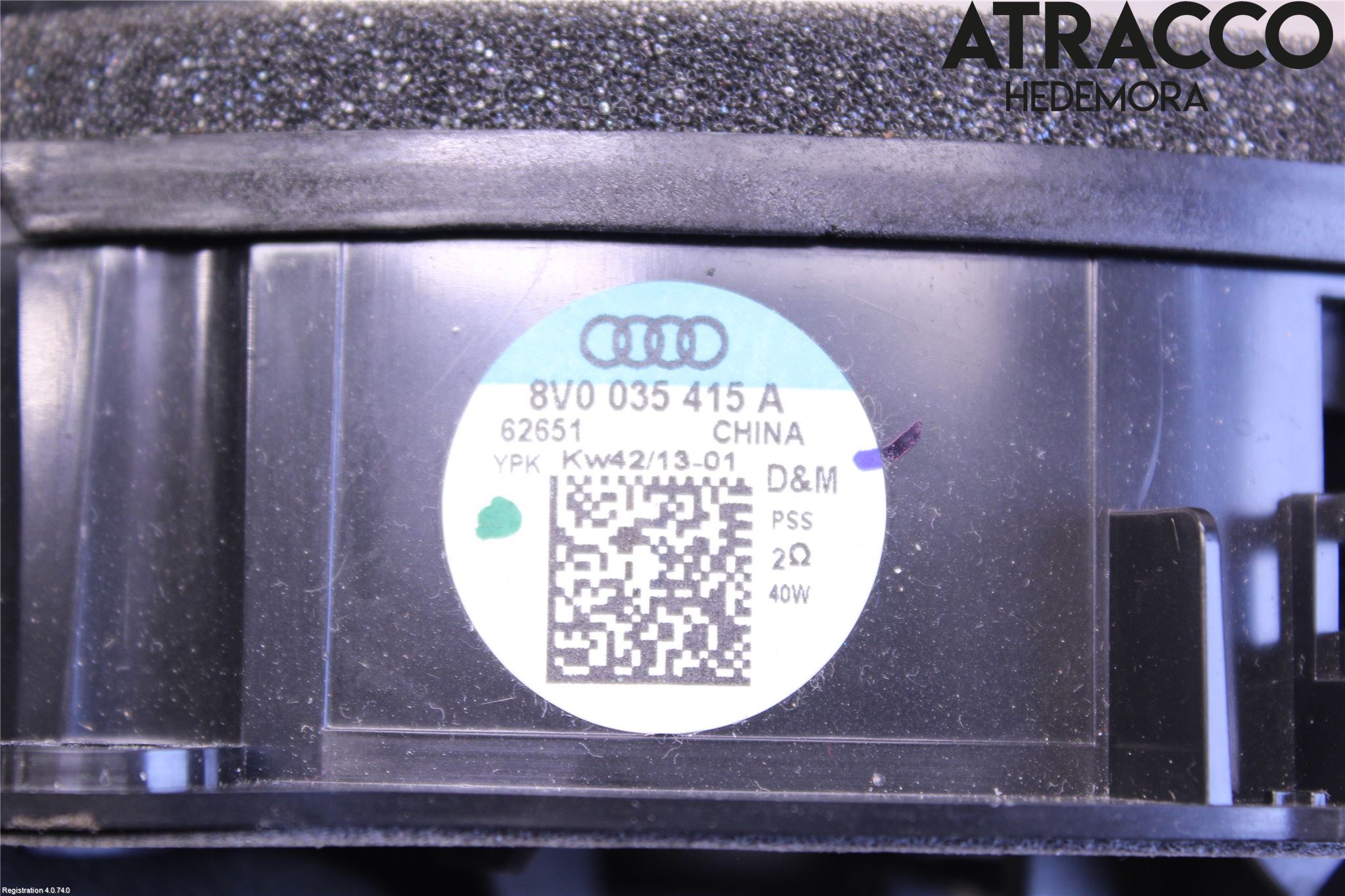 Audi A3/S3 8V 13-20 Innr Høyttaler