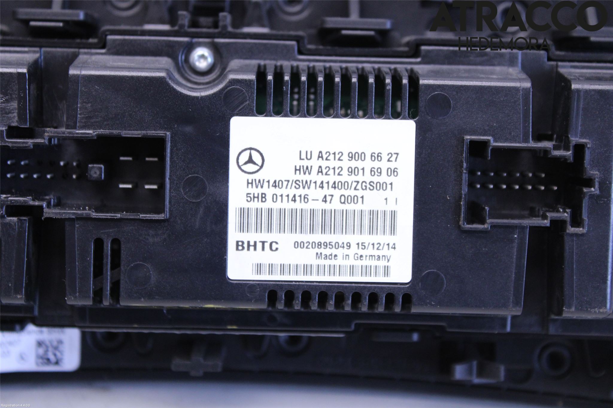 Mercedes-Benz MB E-KLASS (W212) 09-16 Varme Ac Betjening-Display
