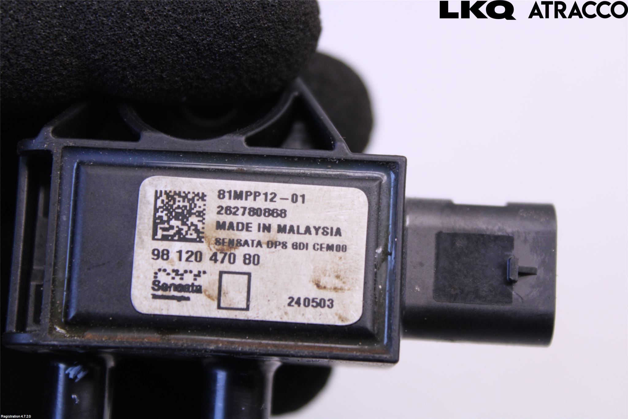 Peugeot 3008 17-24 Sensor Temp-Trykk Avgass
