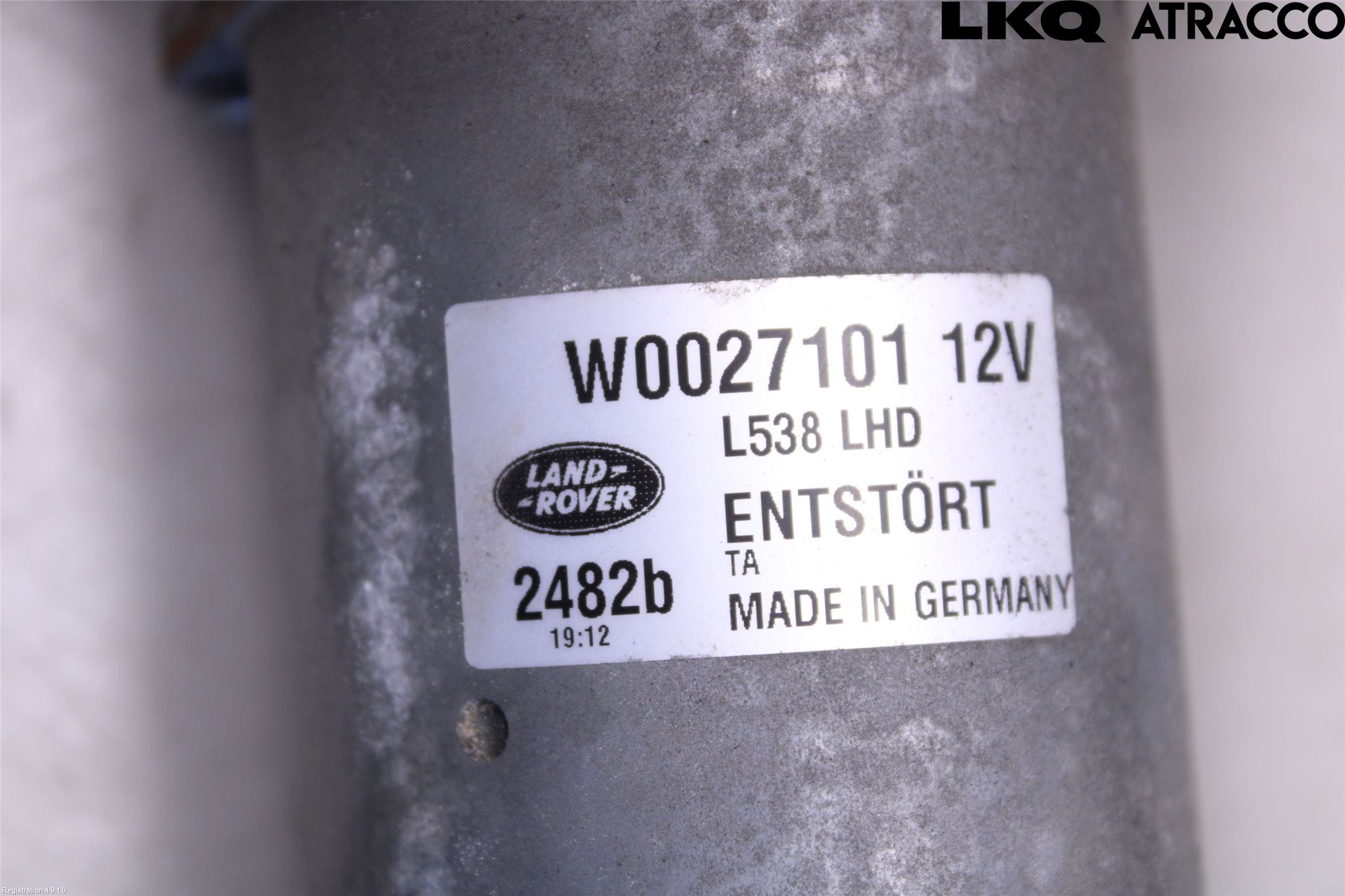 Landrover LAND ROVER RANGE ROVER EVOQUE (L538) 11-18 Viskermotor Frontrute