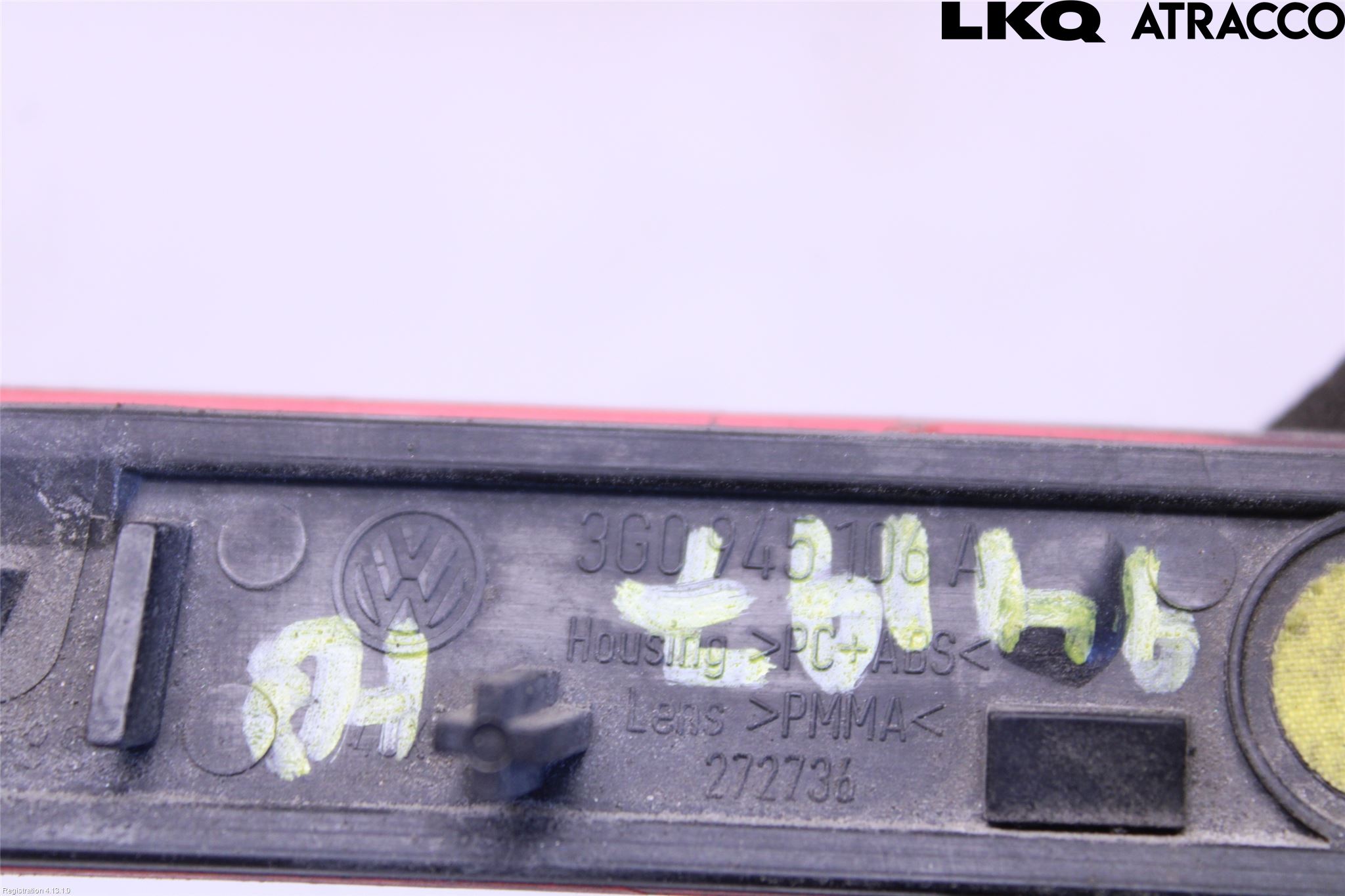 Volkswagen VW PASSAT 15-19 Refleks Bak
