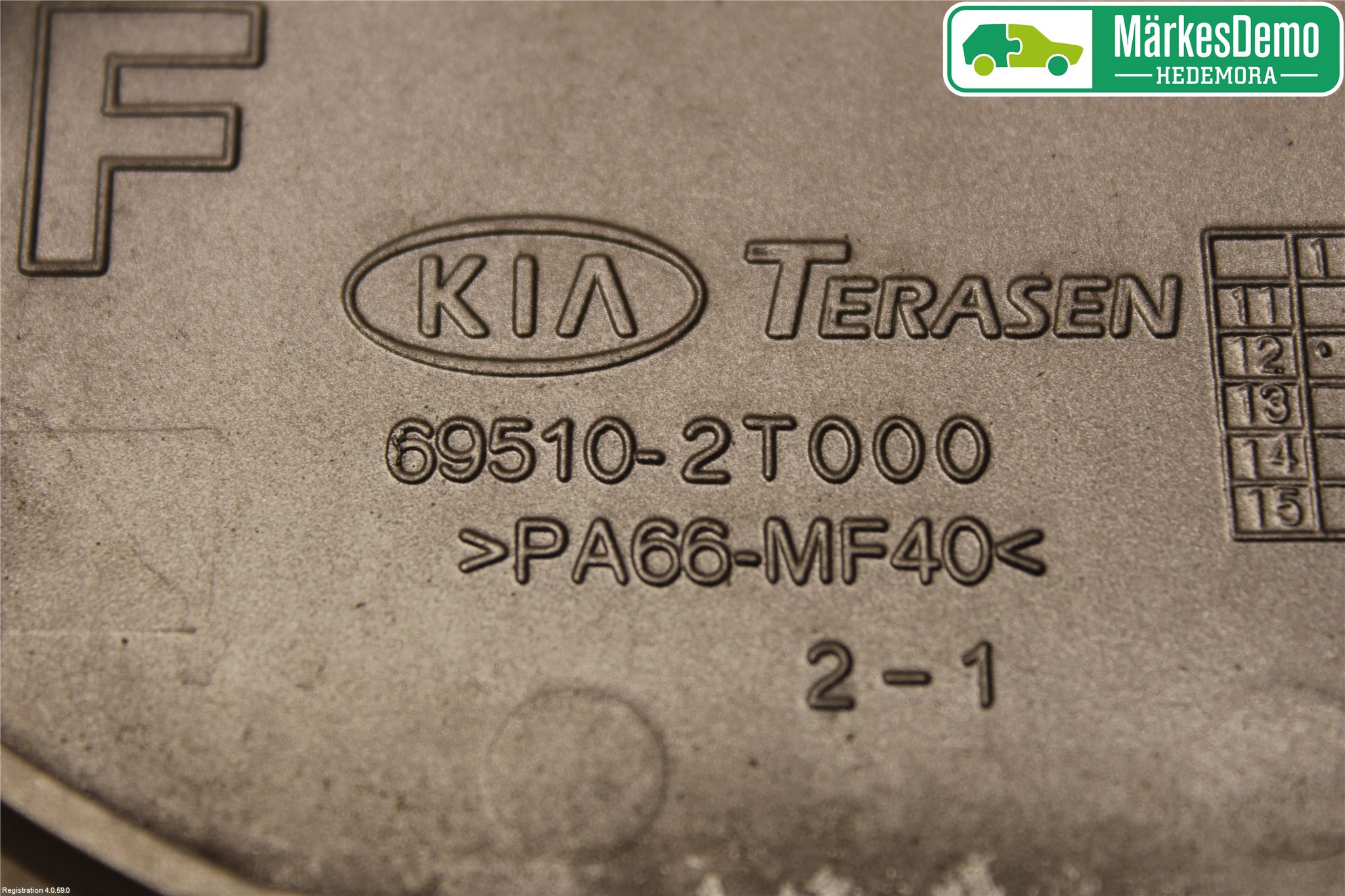 Kia OPTIMA 00-15 Drivstoff Tankluke