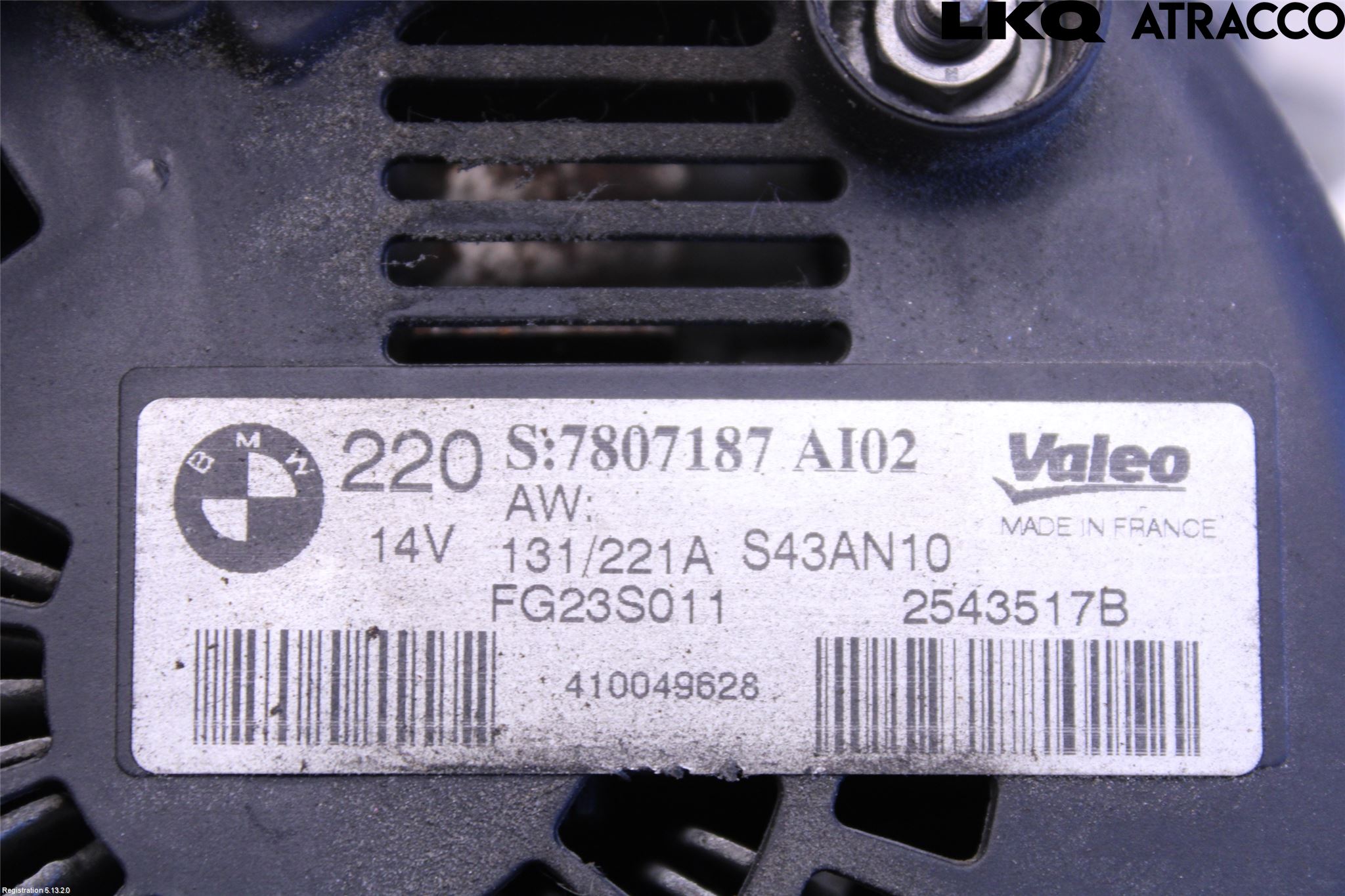 BMW 5 F10/F11/F18 09-17 Dynamo