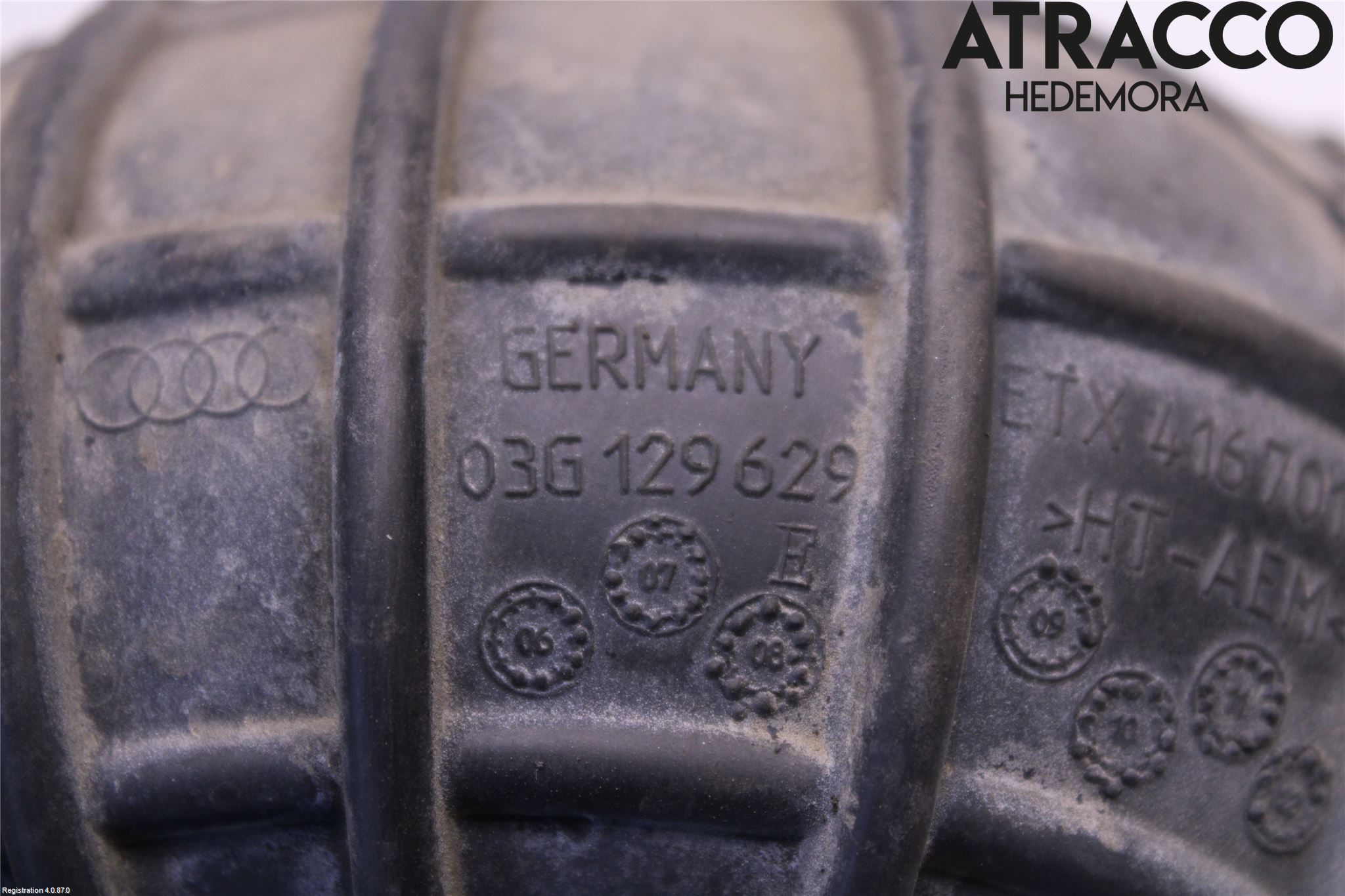 Audi A4 ALLROAD 09-16 Inns Gummibelg - Slange