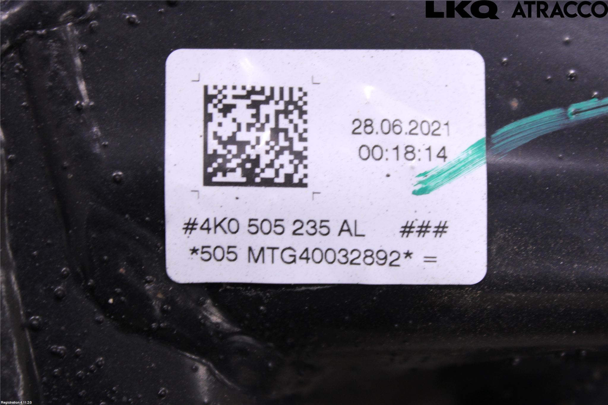 Audi A6 F2/C8 19- Bakaksel Feste Travers-Ramme