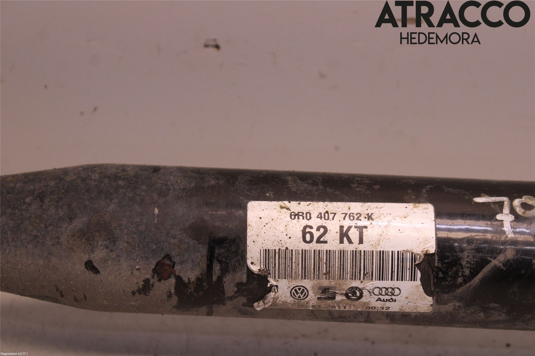 Audi A1/S1 11-18 Drivaksel Foran Kompl Høyre