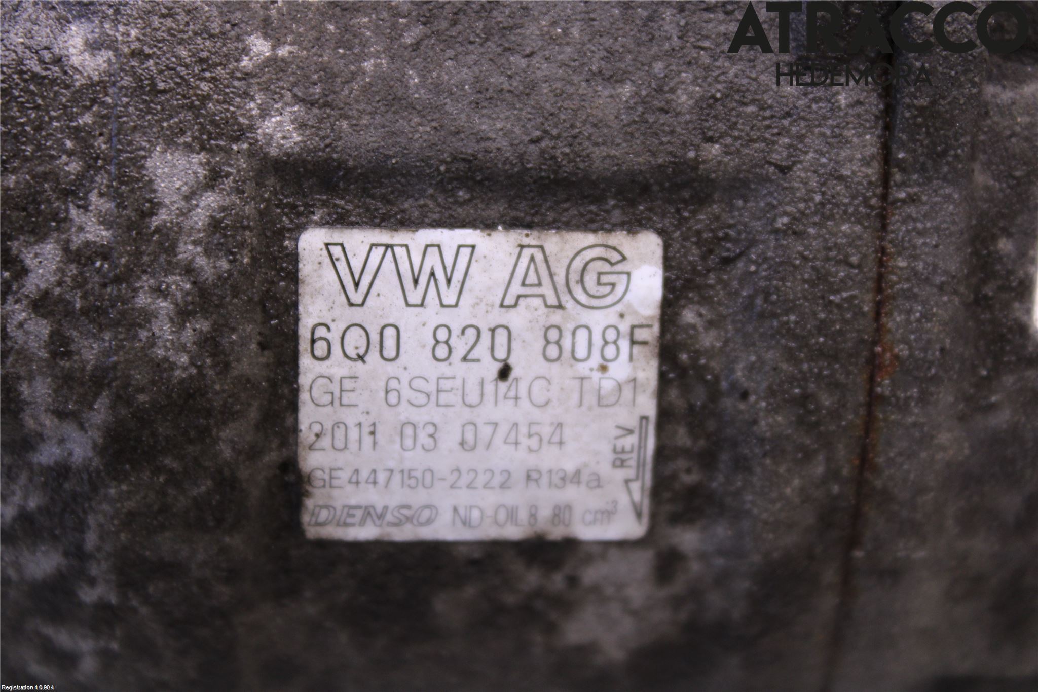Seat IBIZA IV 08-16 Varme Ac Kompressor