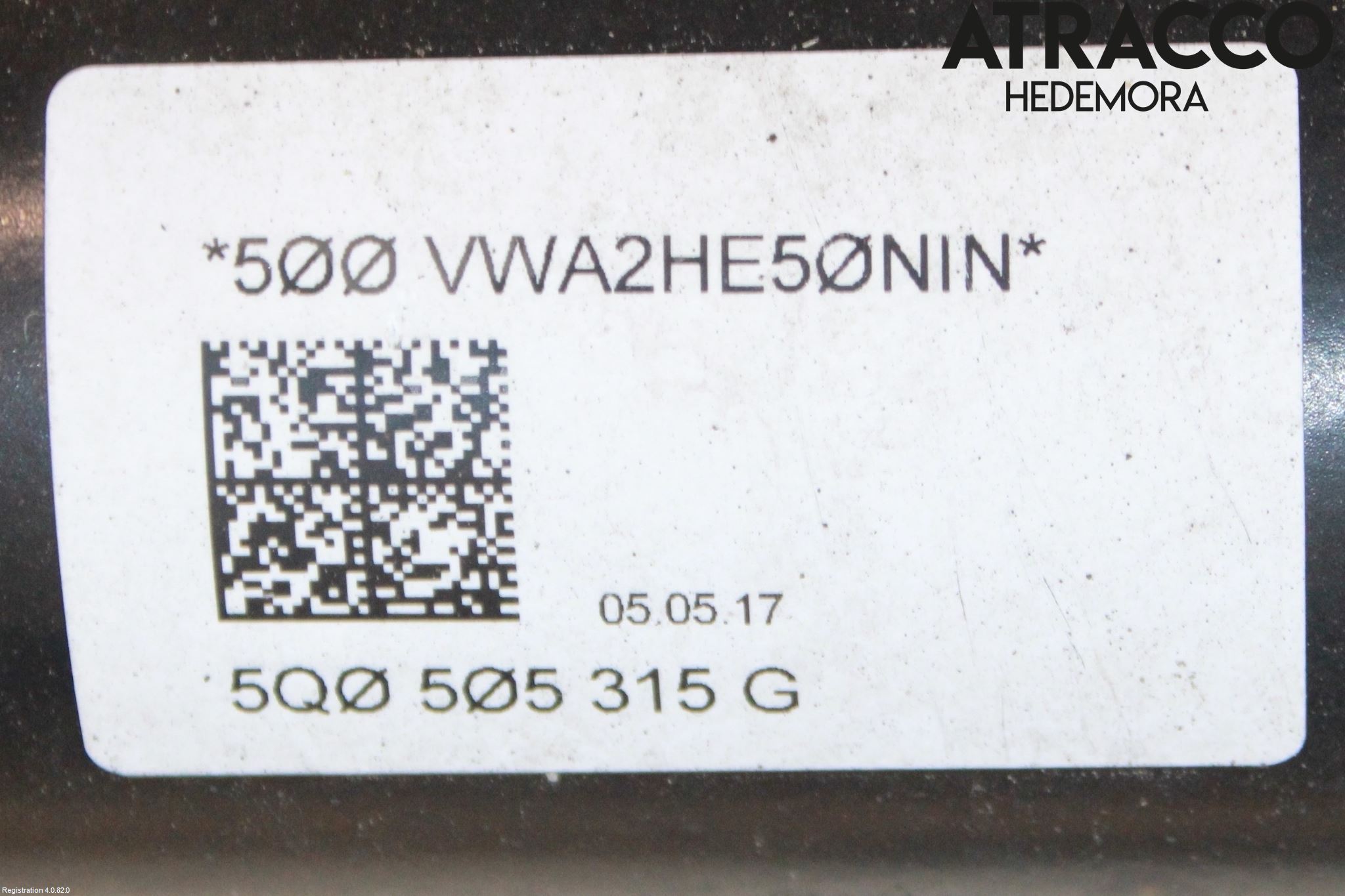 Volkswagen VW GOLF / E-GOLF VII 13-20 Bakaksel Feste Travers-Ramme