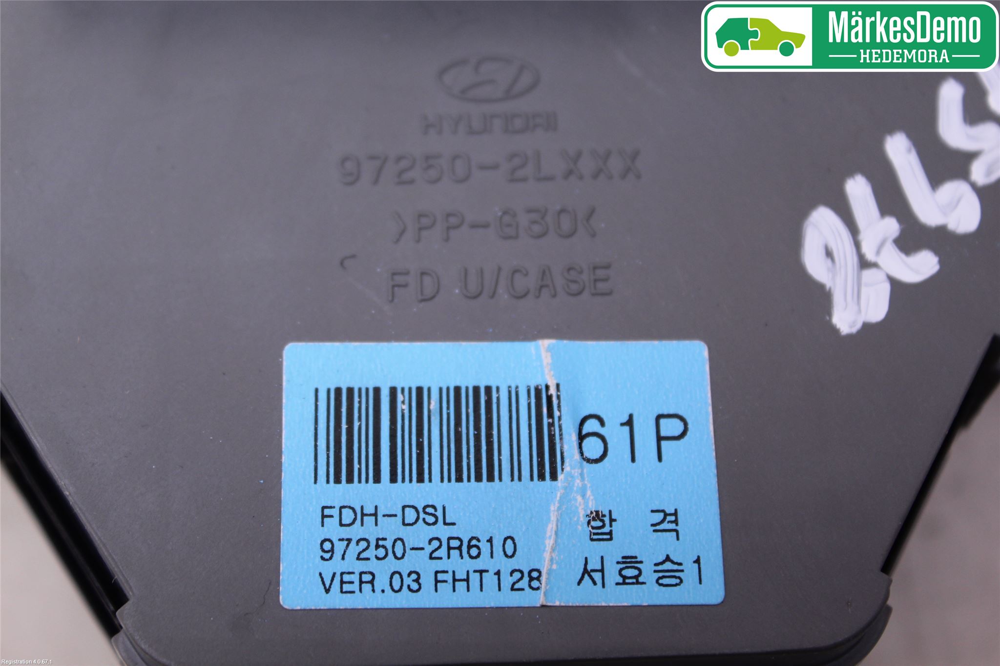 Hyundai i30 FD 07-12 Varme Ac Betjening-Display