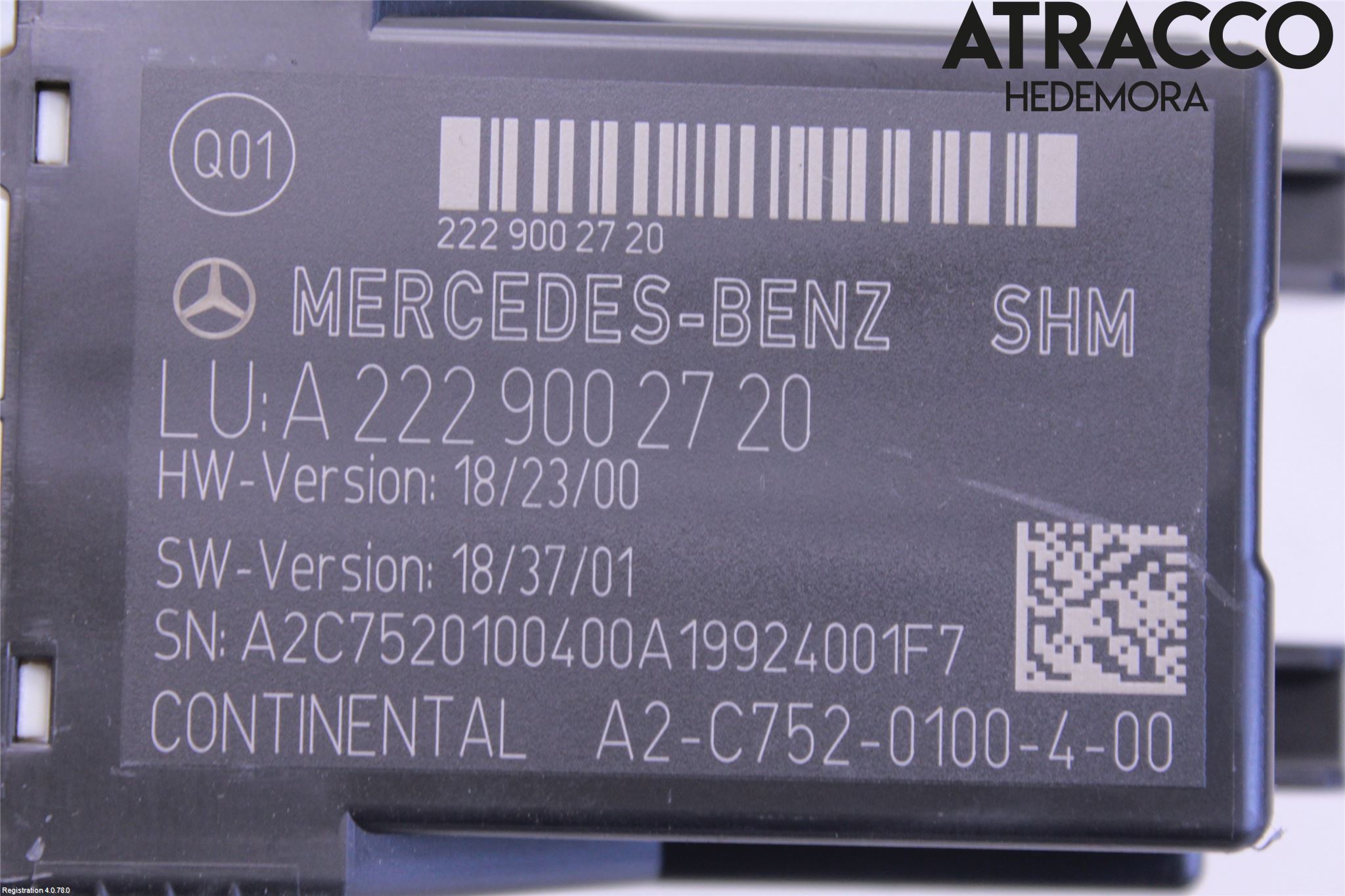 Mercedes-Benz MB E-KLASS (W213) 16-23 Rele Varmesete