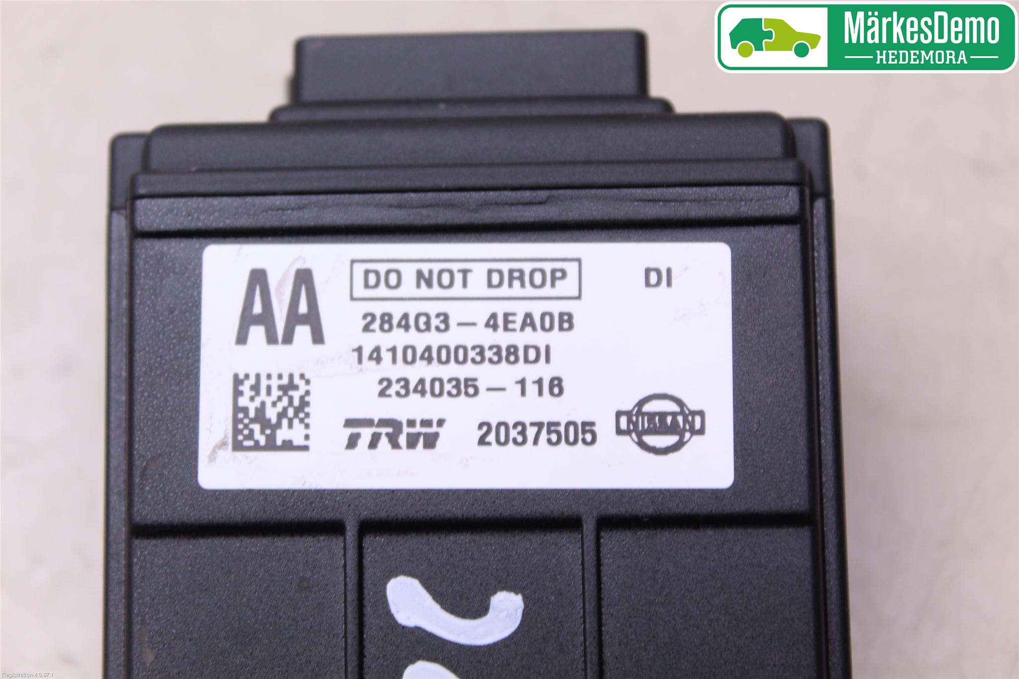 Nissan QASHQAI 14-17 Sensor Kollisjonsbeskyttelse