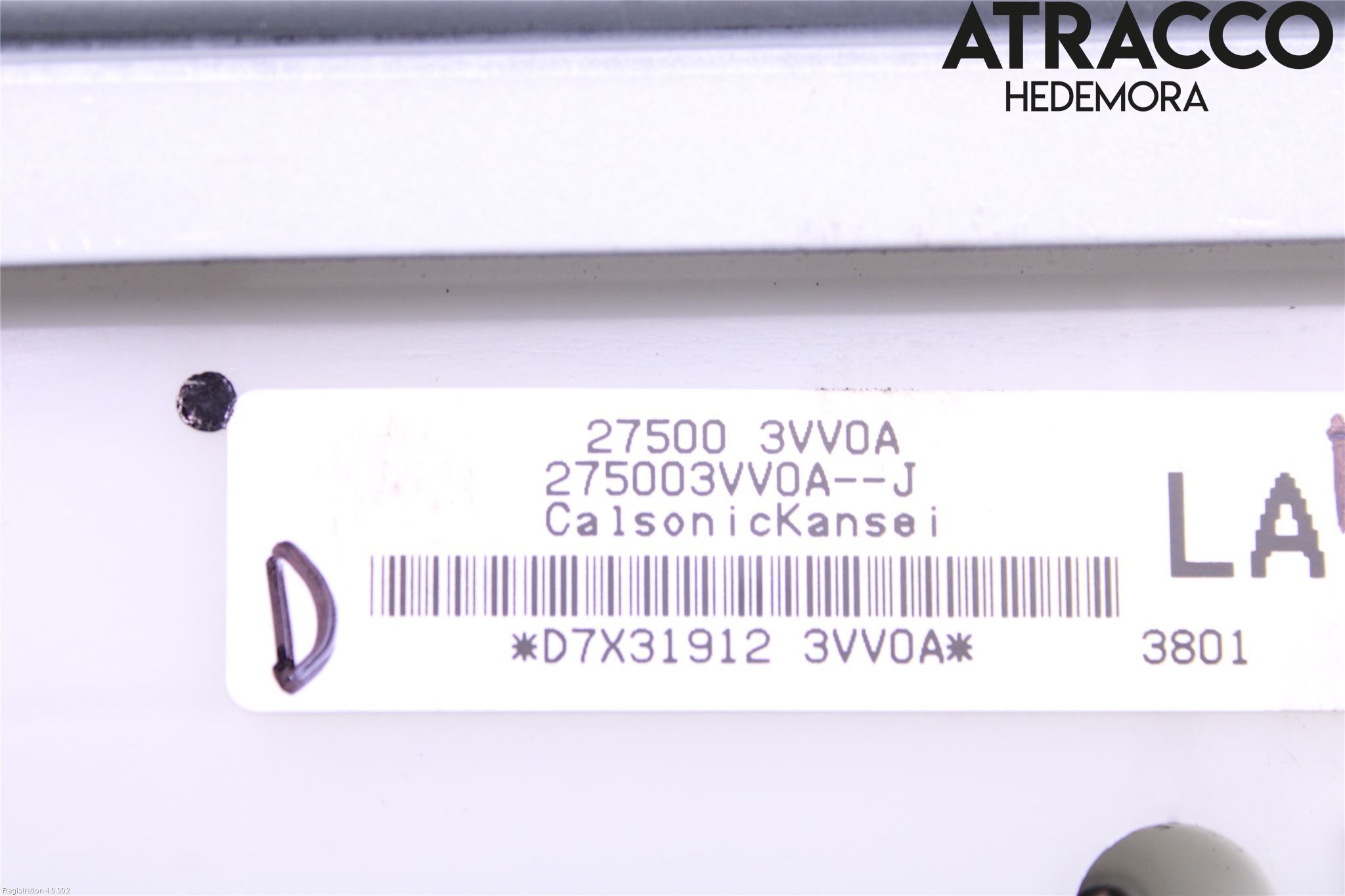 Nissan NOTE E12 14-20 Varme Ac Betjening-Display