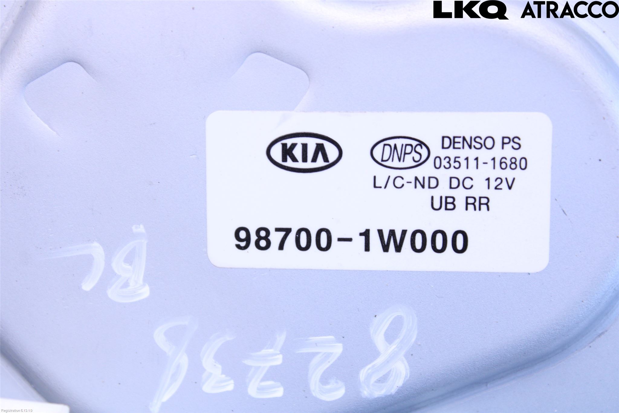 Kia RIO 12-16 Viskermotor Bakluke