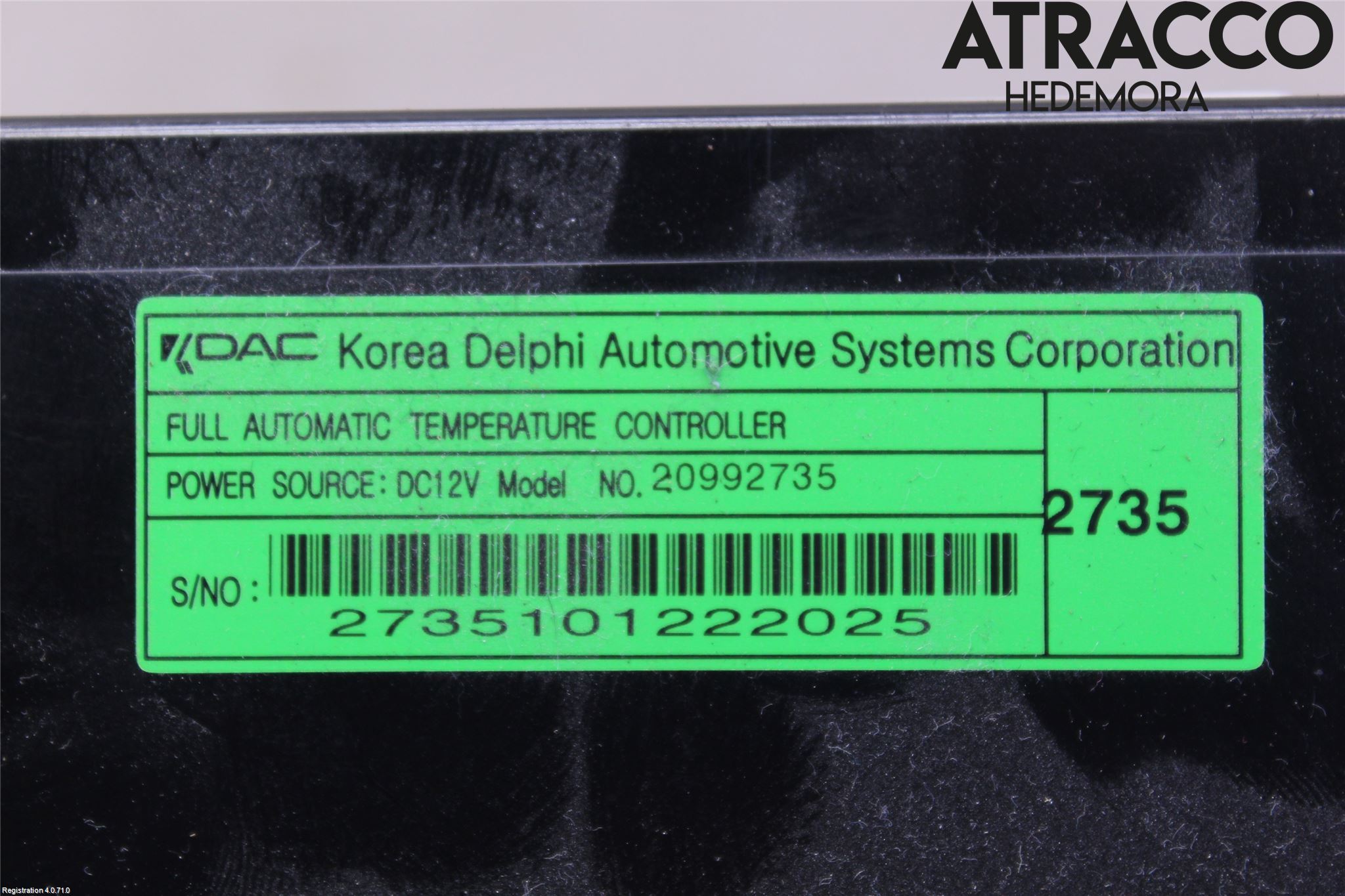 Chevrolet CAPTIVA Varme Ac Betjening-Display