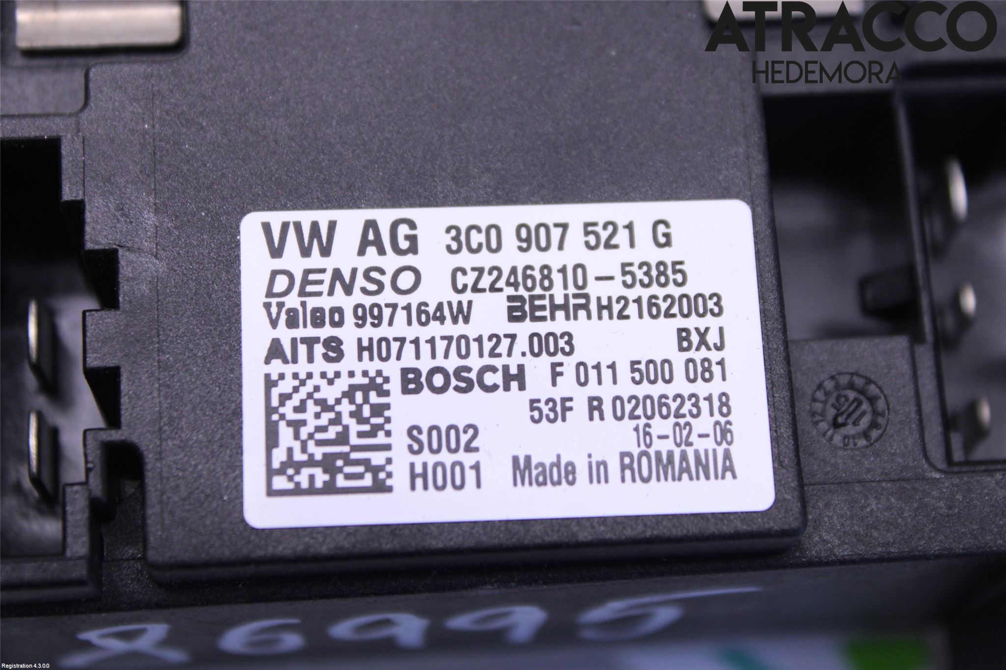 Volkswagen VW CADDY 16-20 Varmeapparat Viftemotstand