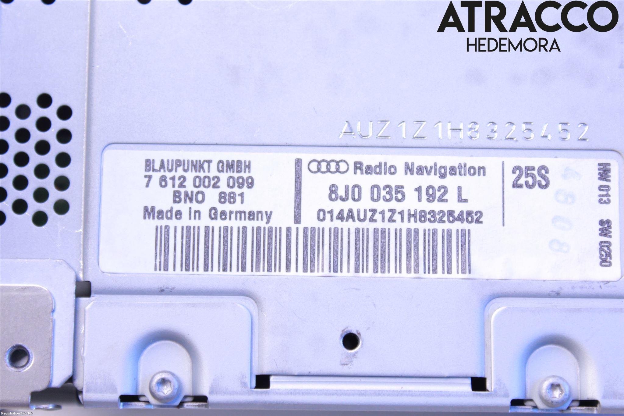 Audi TT/TTS 07-14 Stereo Radio Med Cd