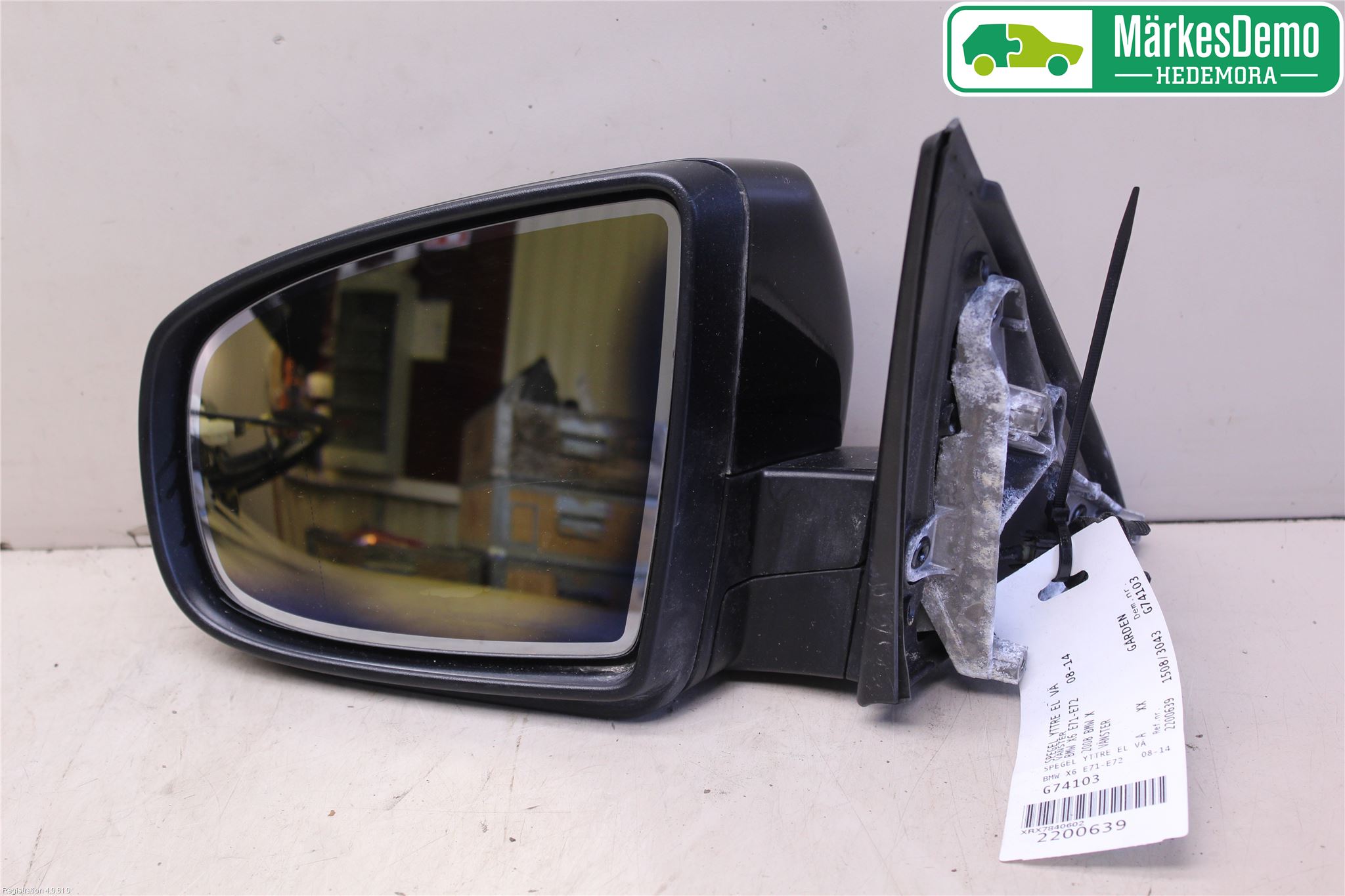 BMW X6 E71/E72   08-14 Speil V M-El Justering