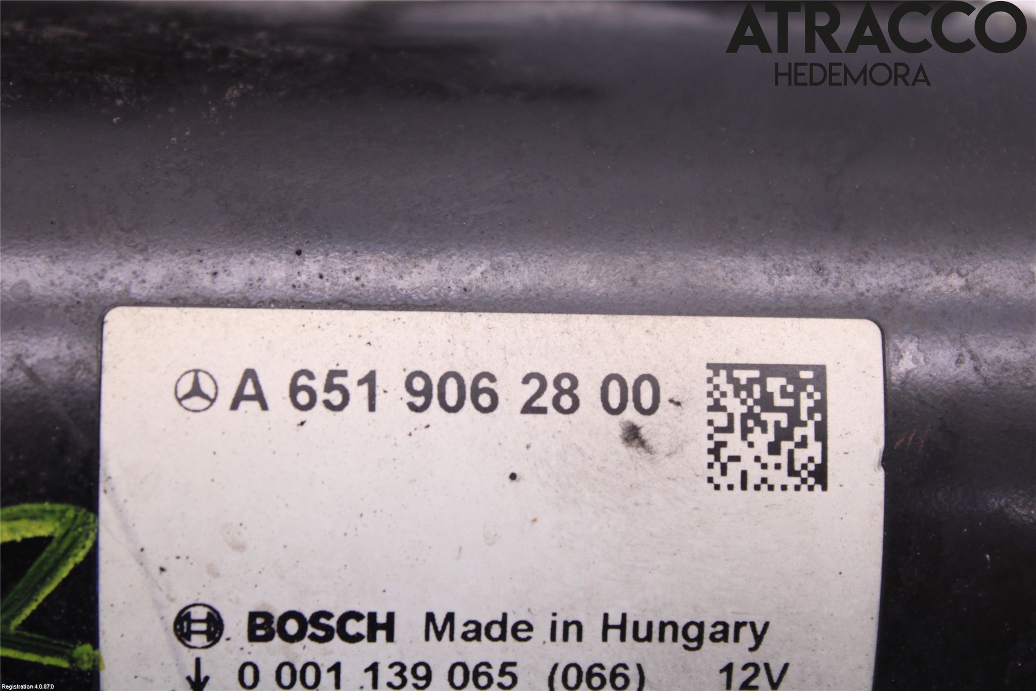 Mercedes-Benz MB C-KLASS (W204) 07-15 Startmotor Diesel