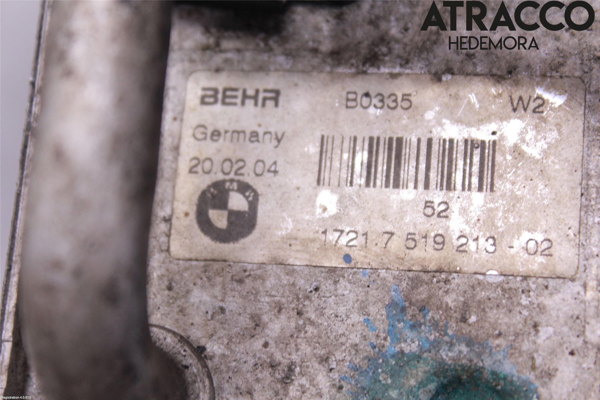BMW 5 E60/61 Sed/Tou 02-10 Radiator Oljekjøler Automatgea