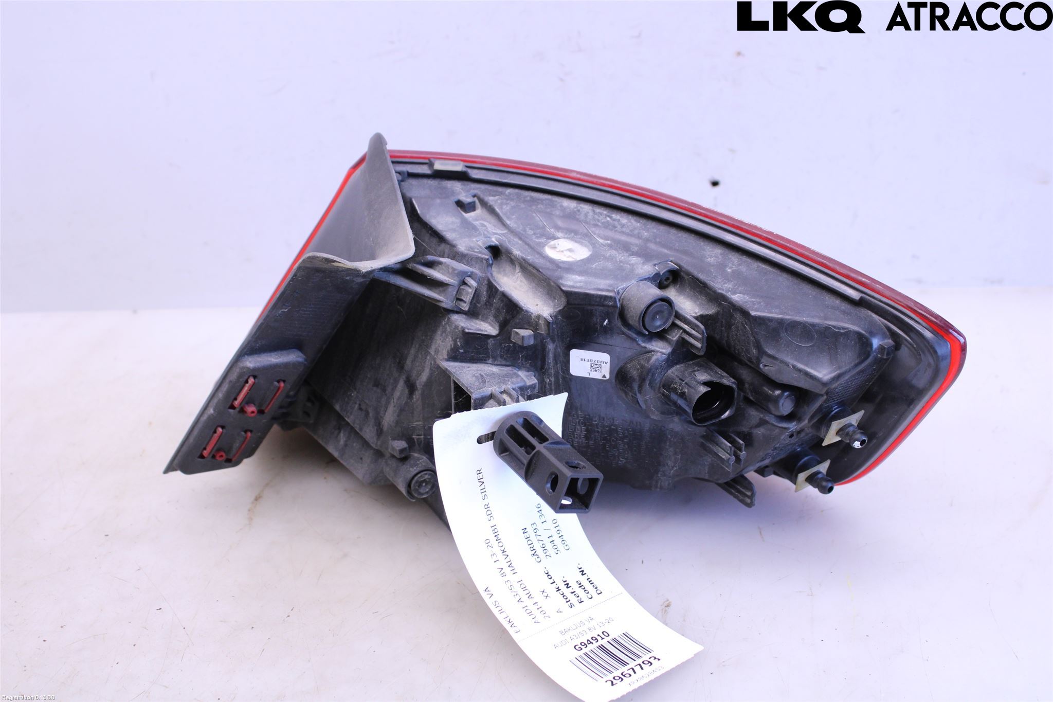 Audi A3/S3 8V 13-20 Baklykt Venstre
