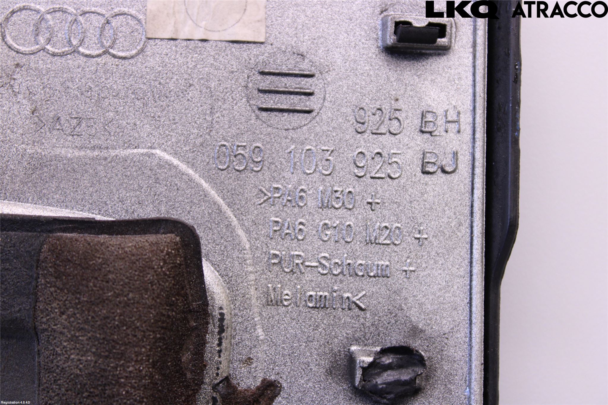 Audi A6/S6     05-11 Motor Deksel Over Motor