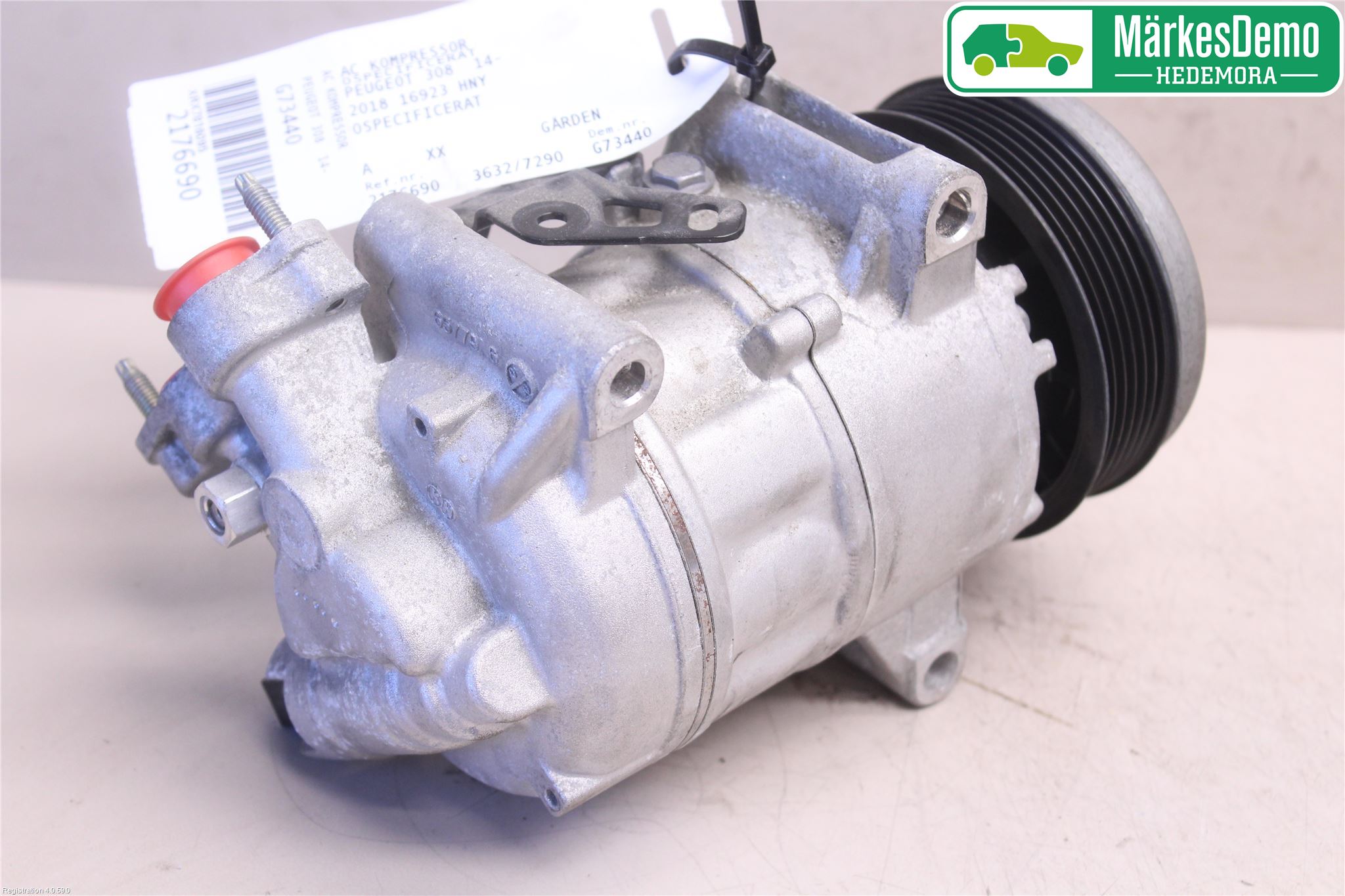 Peugeot 308 14-21 Varme Ac Kompressor