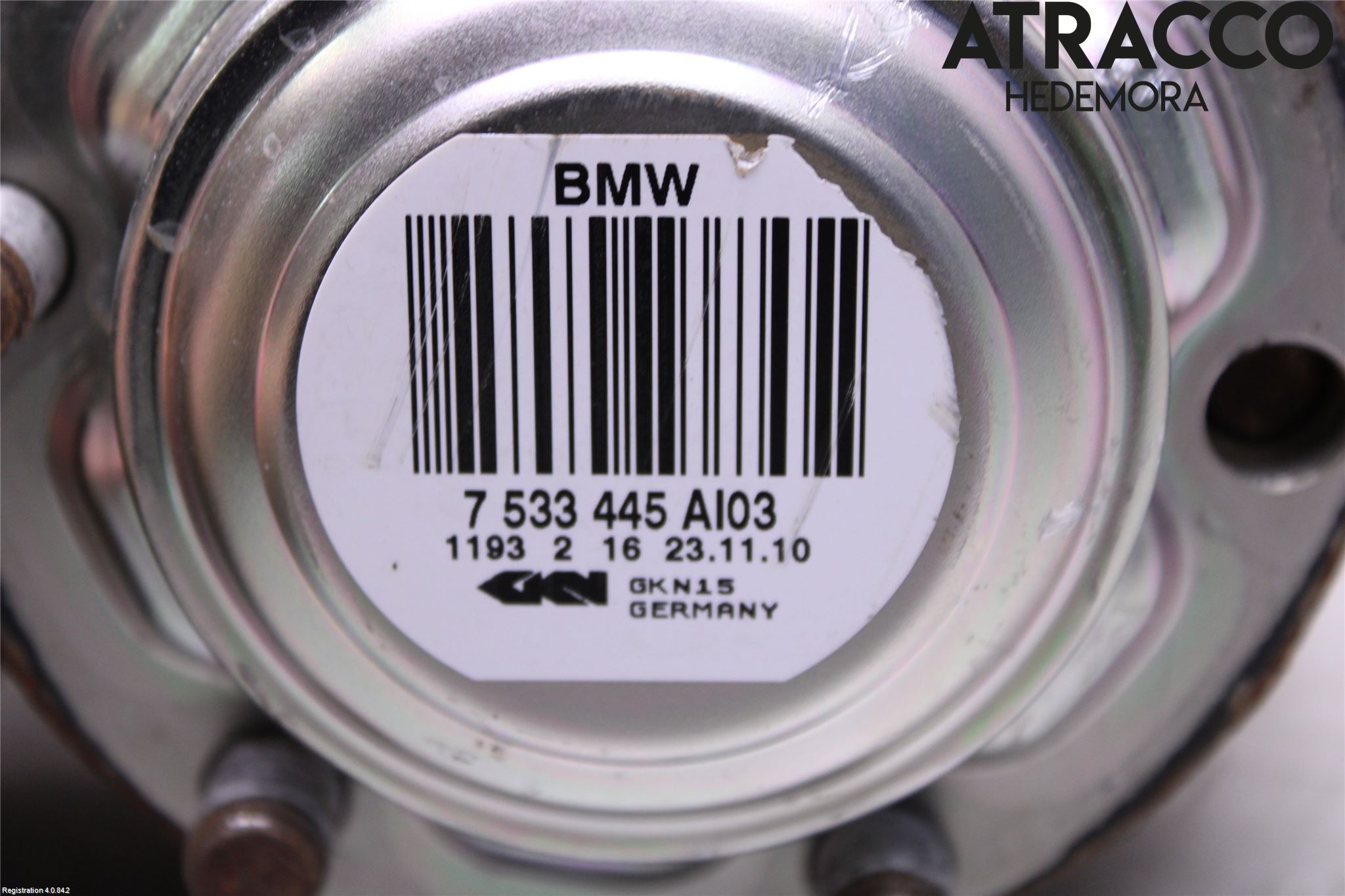 BMW 1 E87/81 5D/3D 03-11 Drivaksel Bak Kompl Venstre