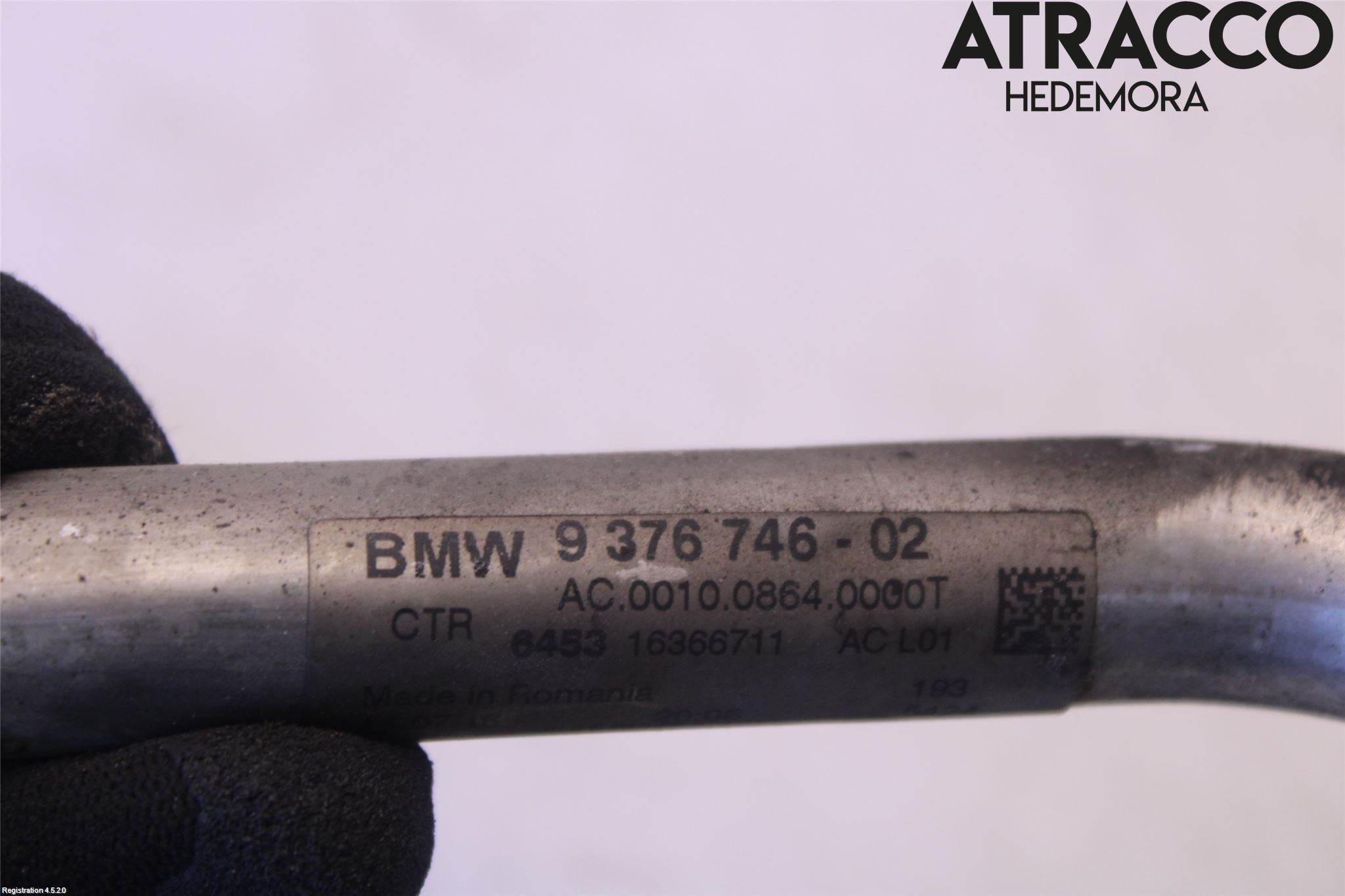 BMW 5 F10/F11/F18 09-17 Varme Ac Slange - Rør