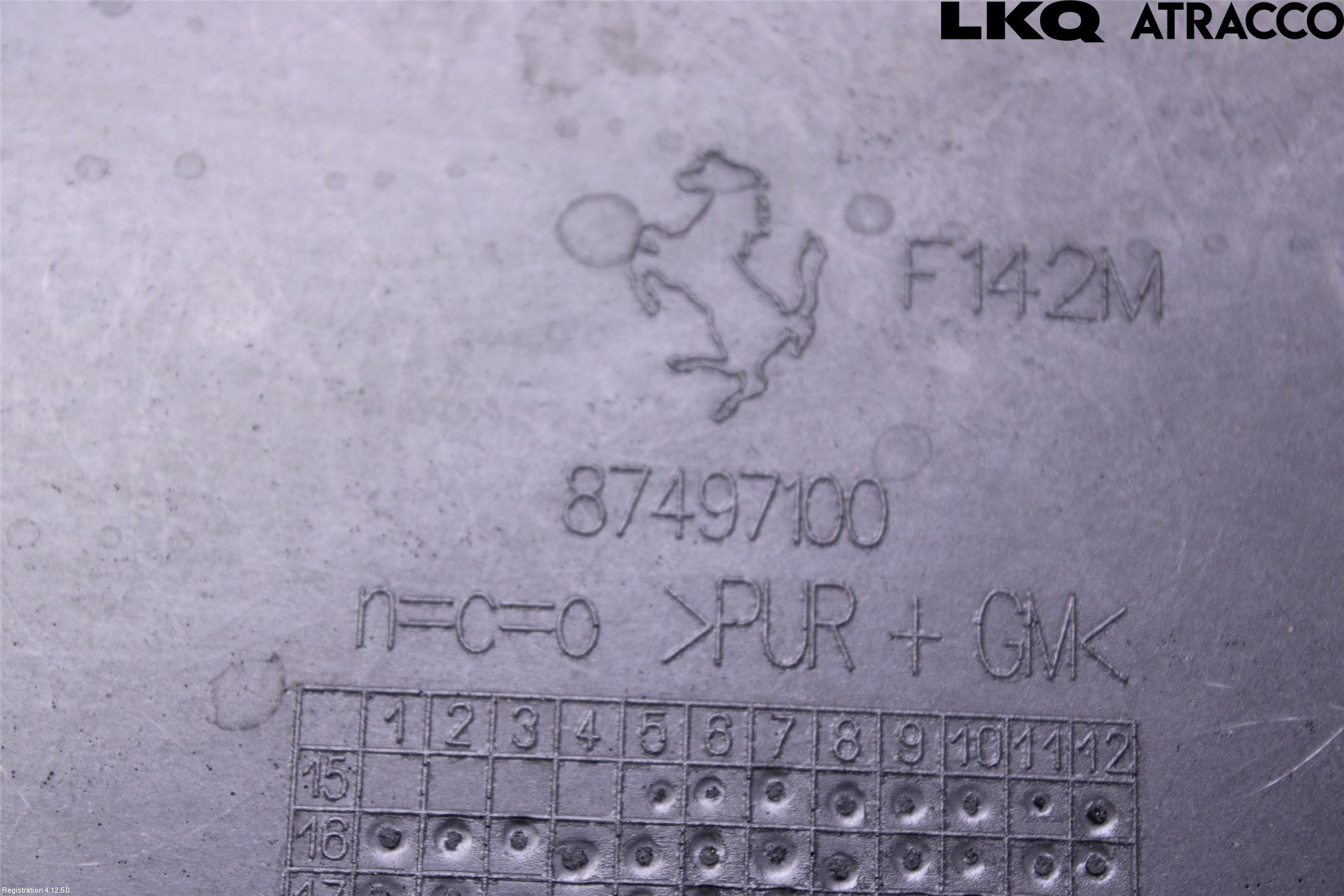 Ferrari F8 Bunnplate U Motor-Gear-Dørk