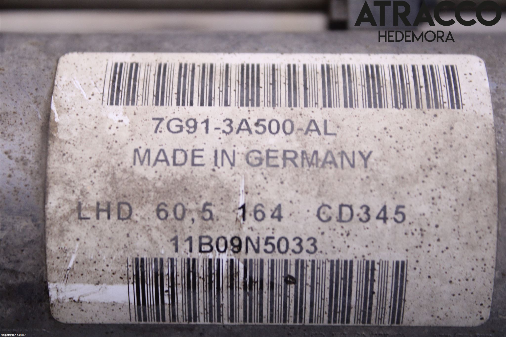 Ford MONDEO 07-15 Servo Snekke - Tannstang