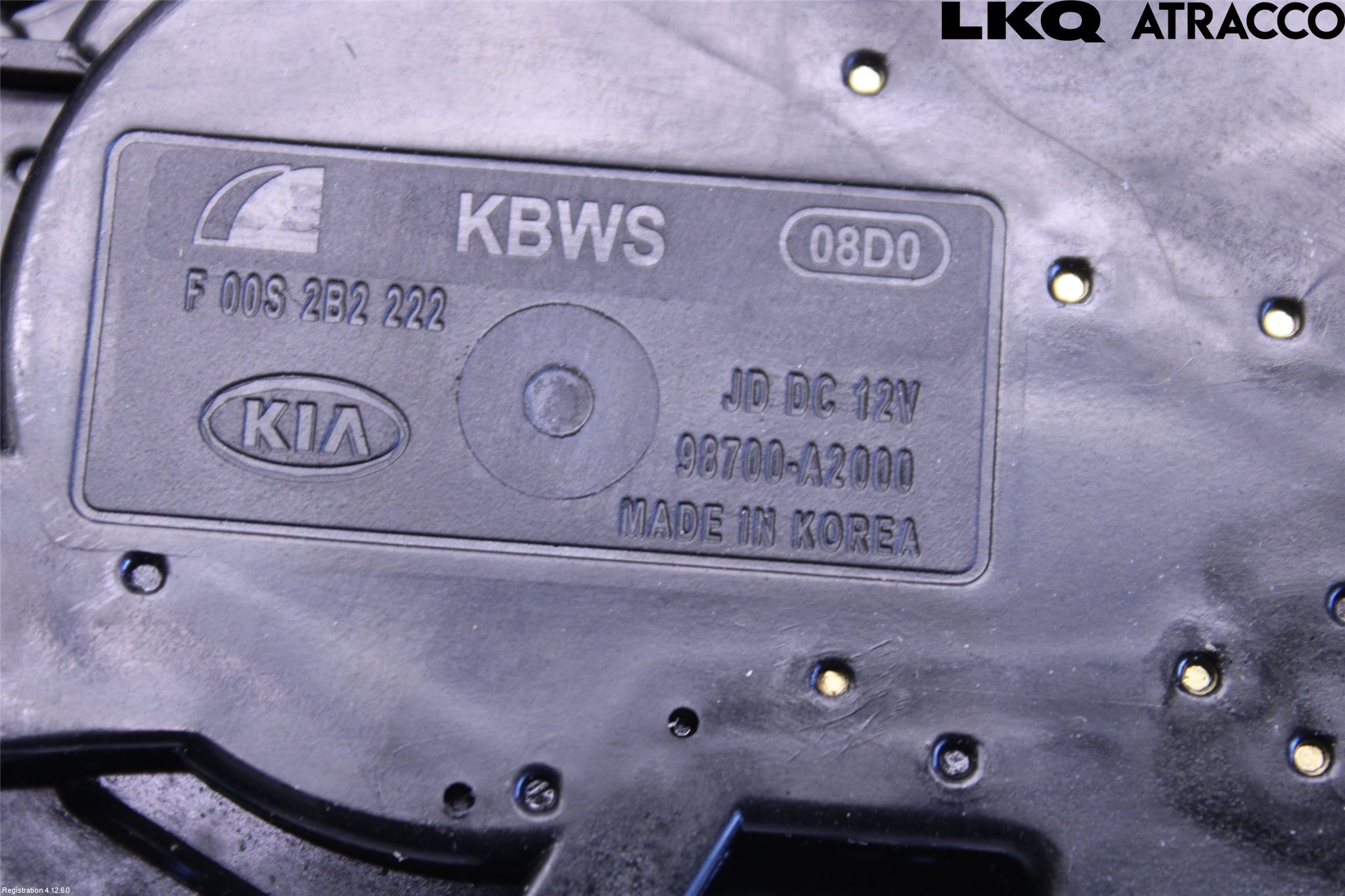 Kia CEED 12-18 Viskermotor Bakluke