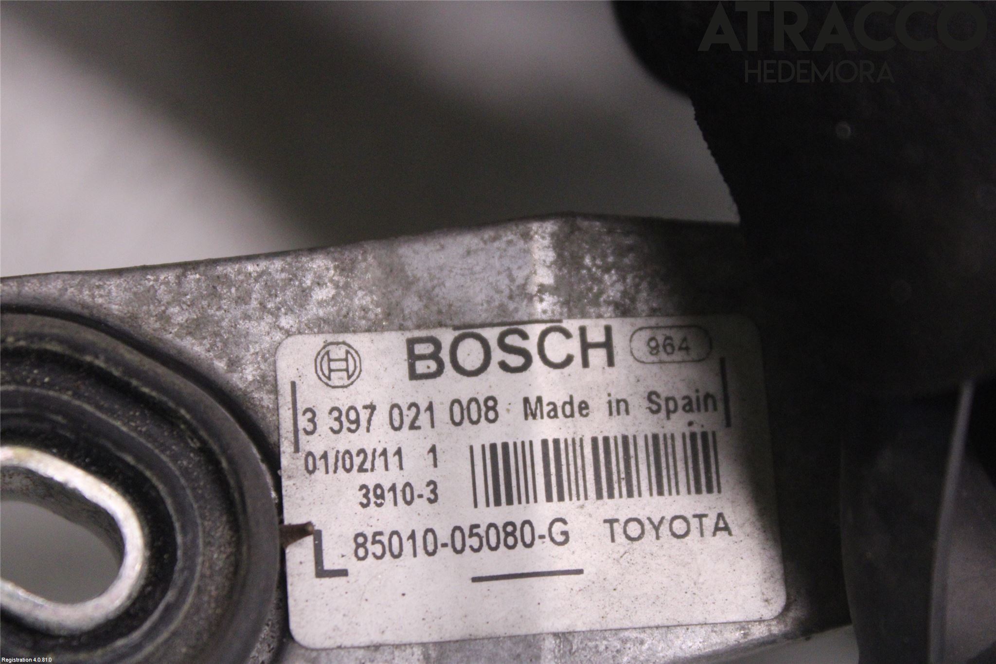 Toyota AVENSIS 09-15 Viskeroverføring Frontrute