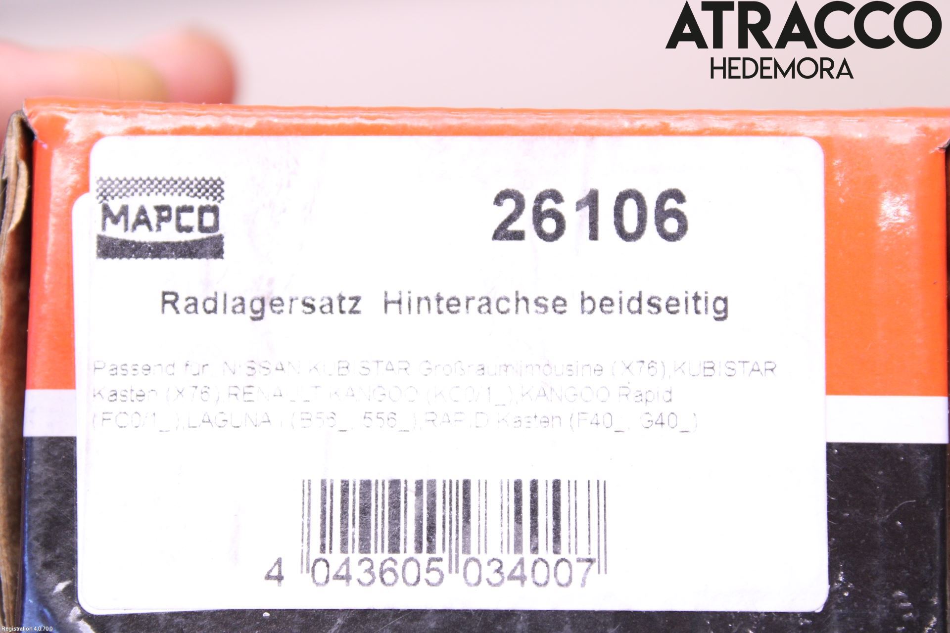 Renault LAGUNA I  94-00 Hjullager - Sett