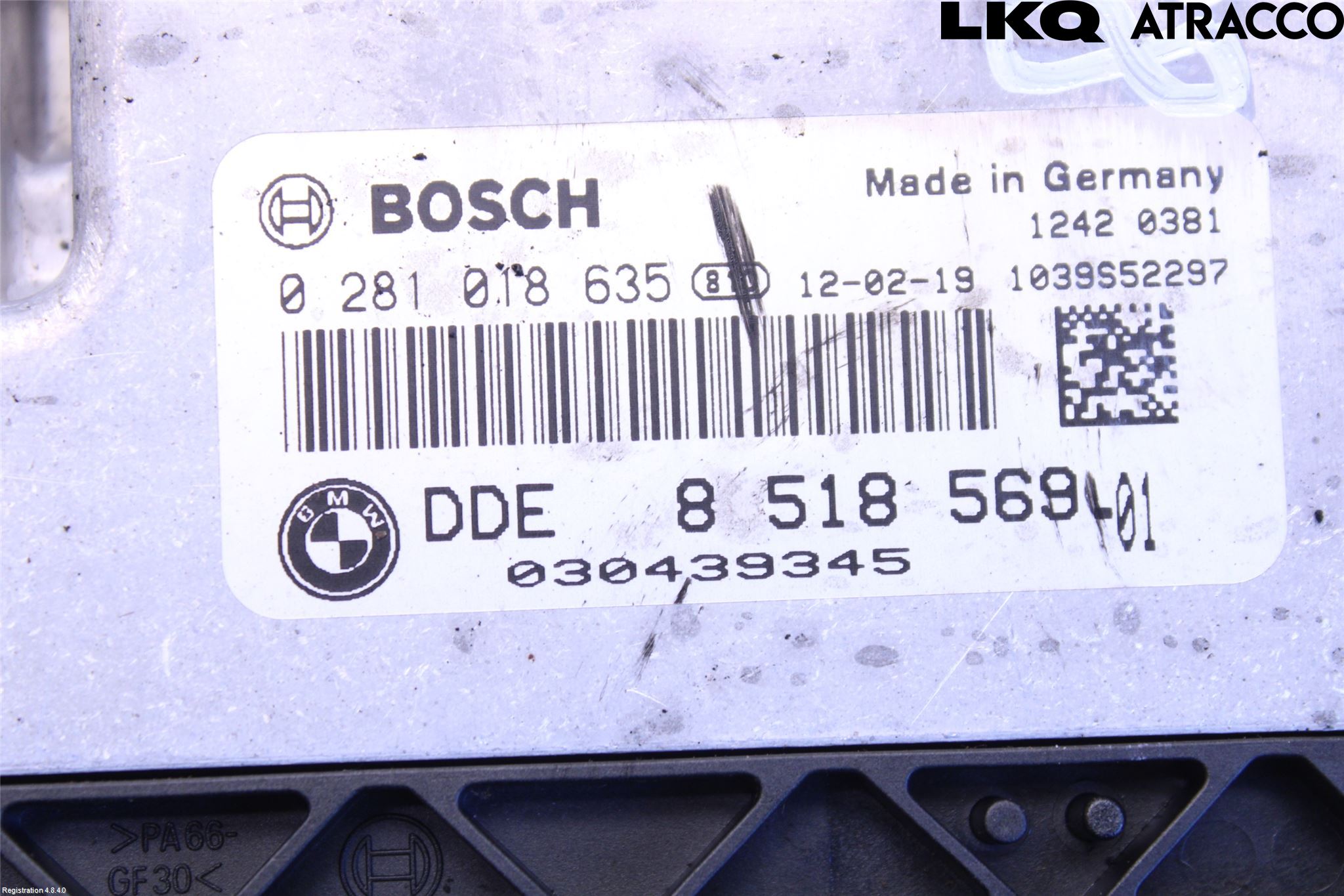 BMW 1 F20/F21 11-19 Styreenhet Dieselpumpe
