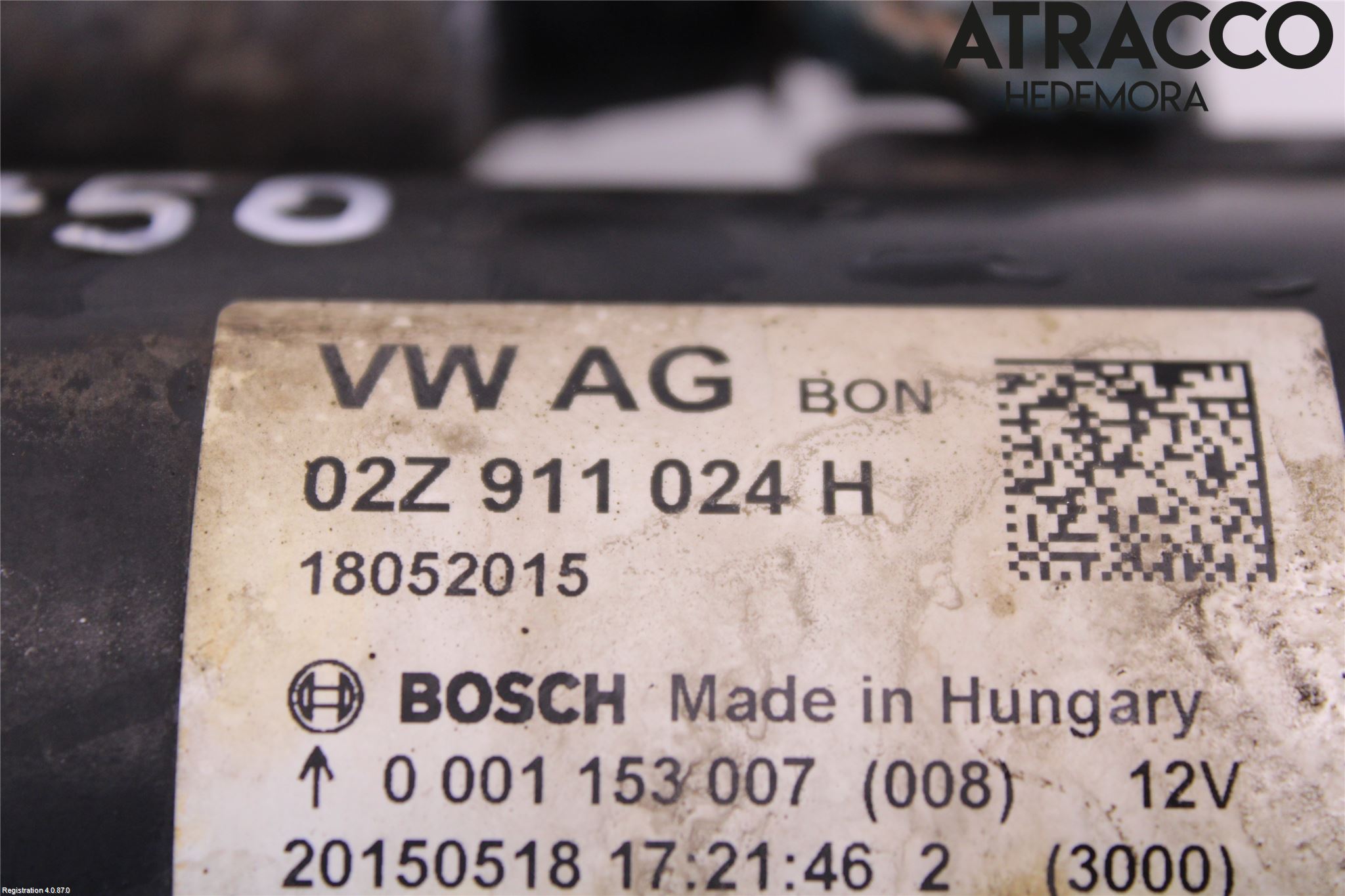 Volkswagen VW TRANSP/CARAVELLE (T6) 16-22 Startmotor Diesel