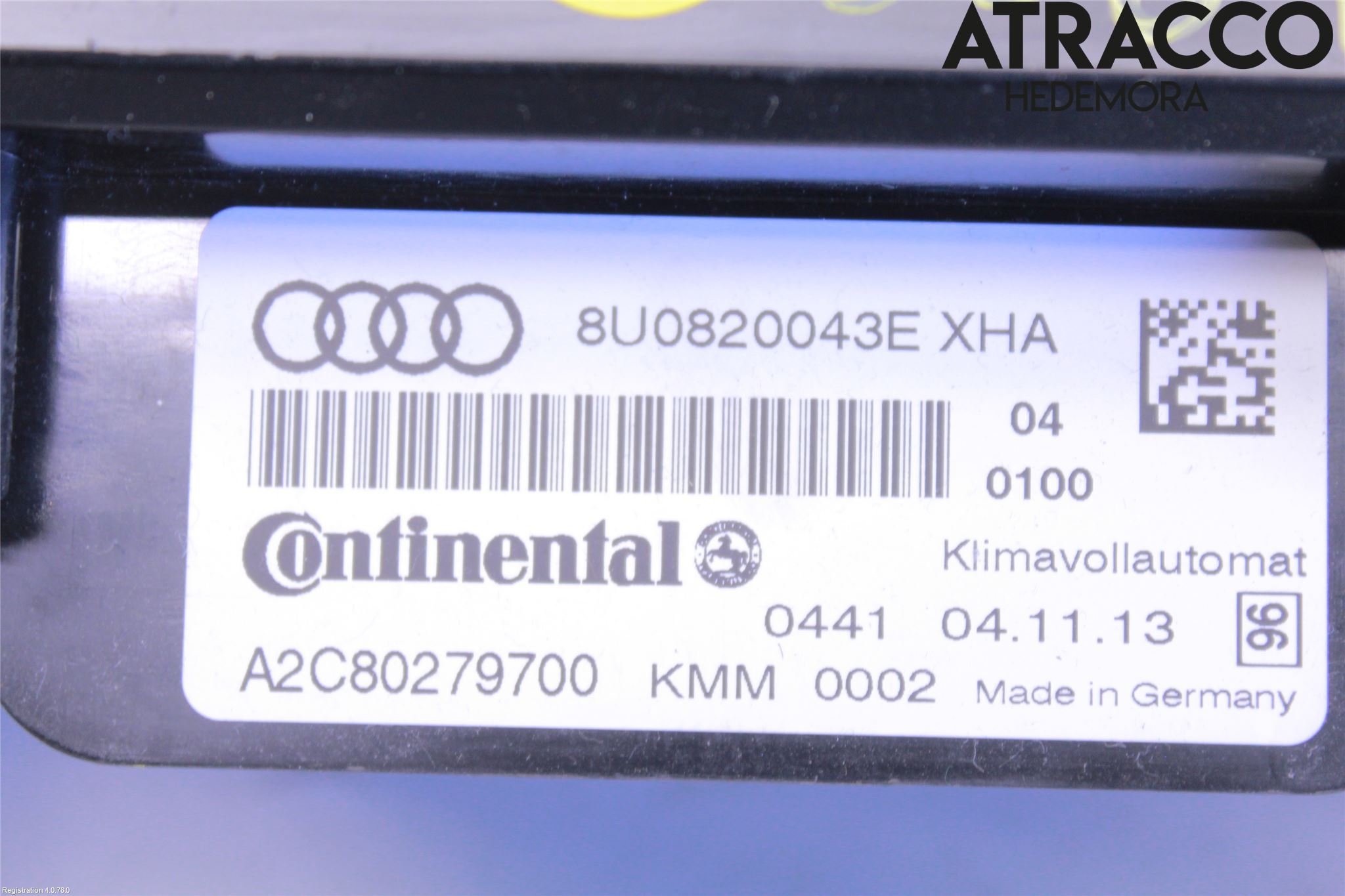 Audi Q3 8U 12-18 Varme Ac Betjening-Display