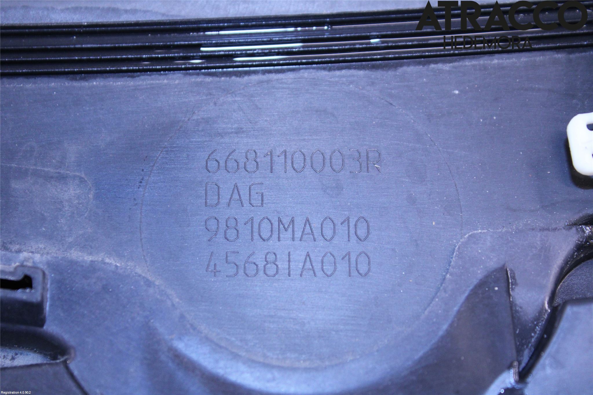 Renault MEGANE III 09-15 Visker Deksel-Grill-Under Frr