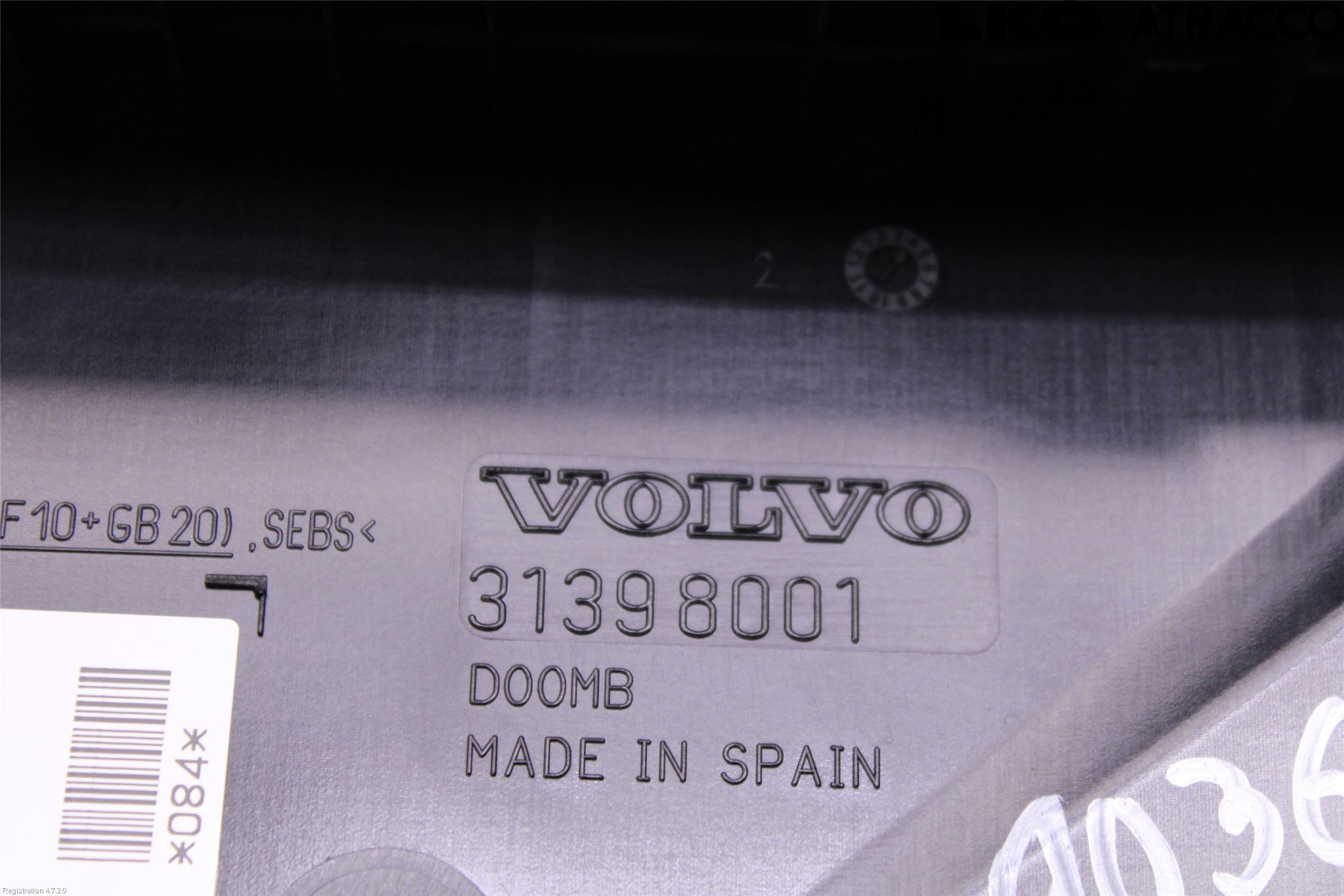 Volvo V90 17->> Sikringsboks - Elsentral Lokk