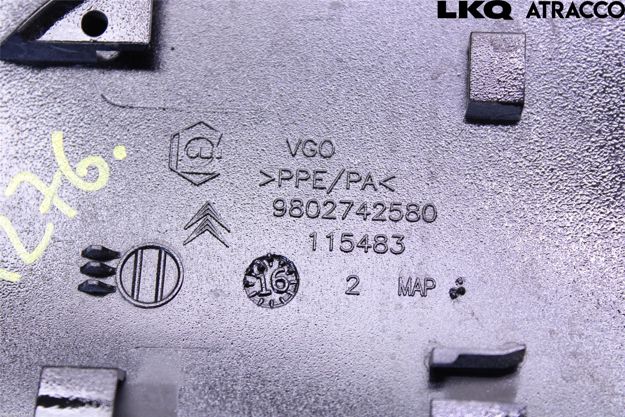 Citroen C4 PICASSO 14-18 Drivstoff Tankluke