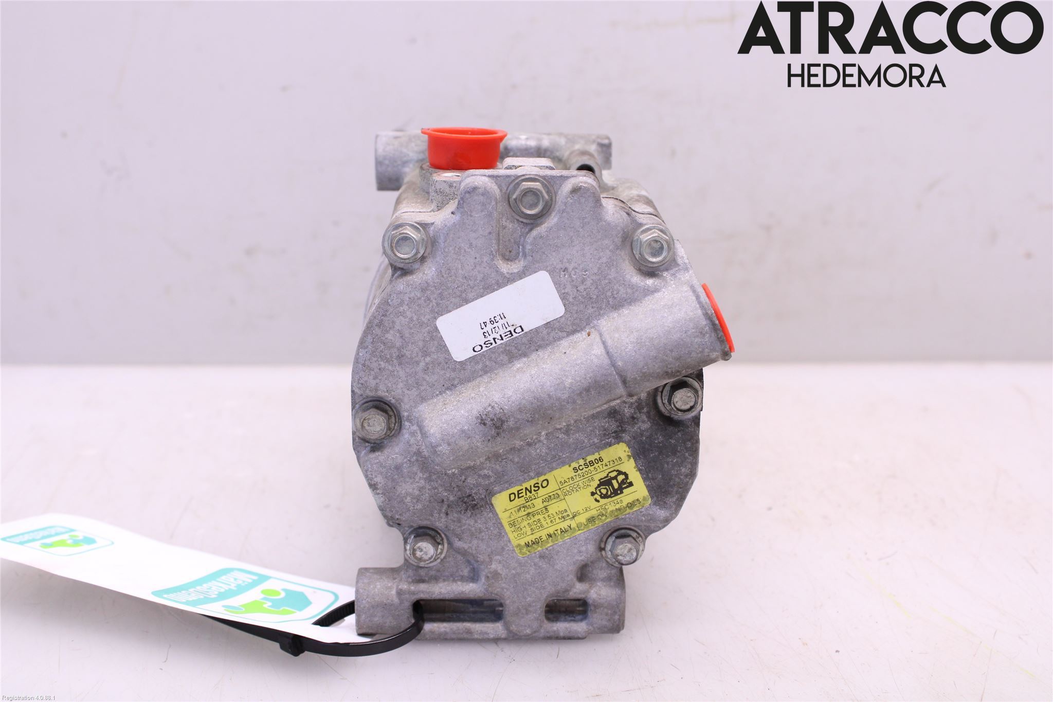 Fiat PANDA 12- Varme Ac Kompressor