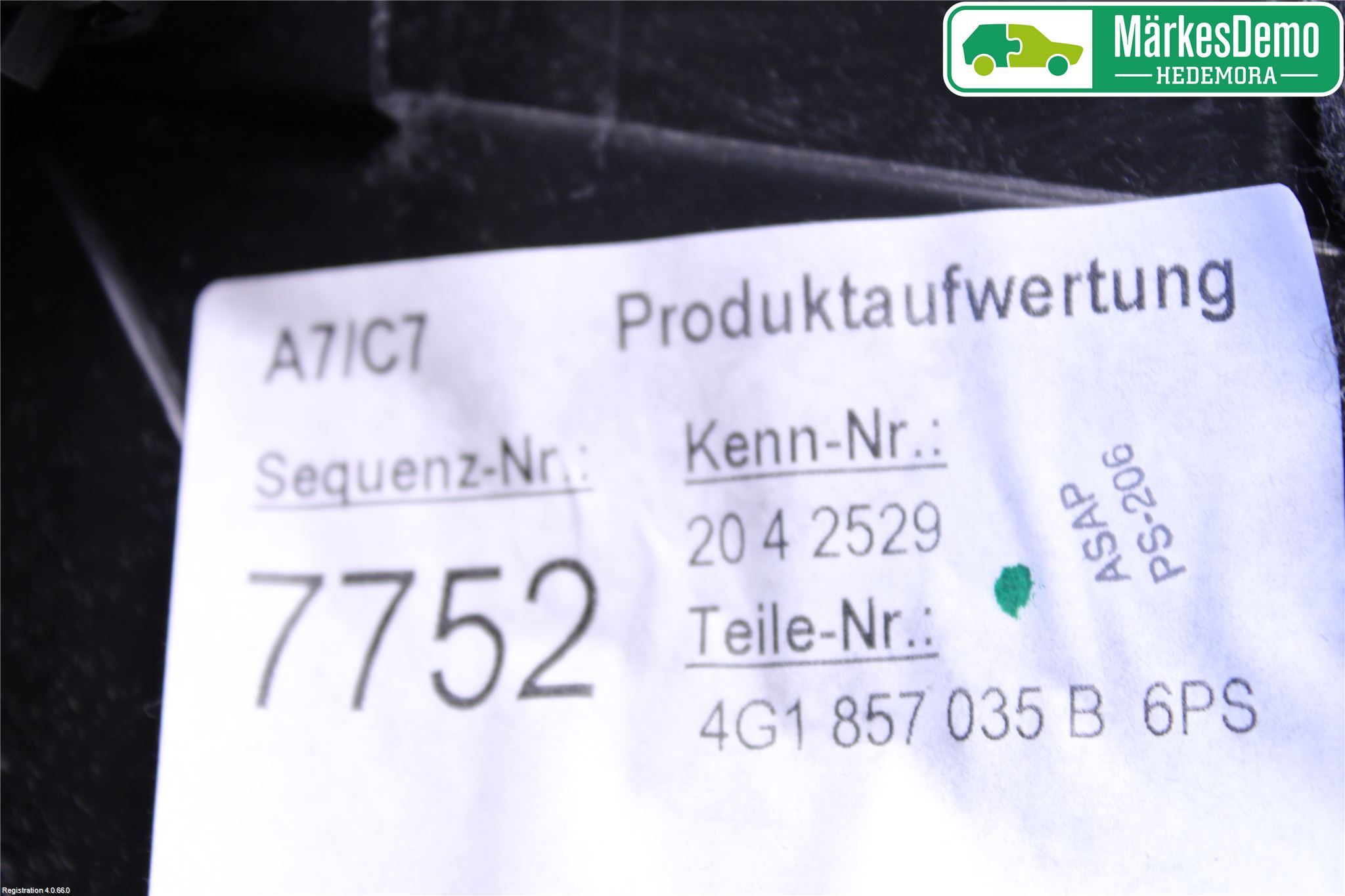 Audi A6/S6 4G 11-18 Innr Hanskerom