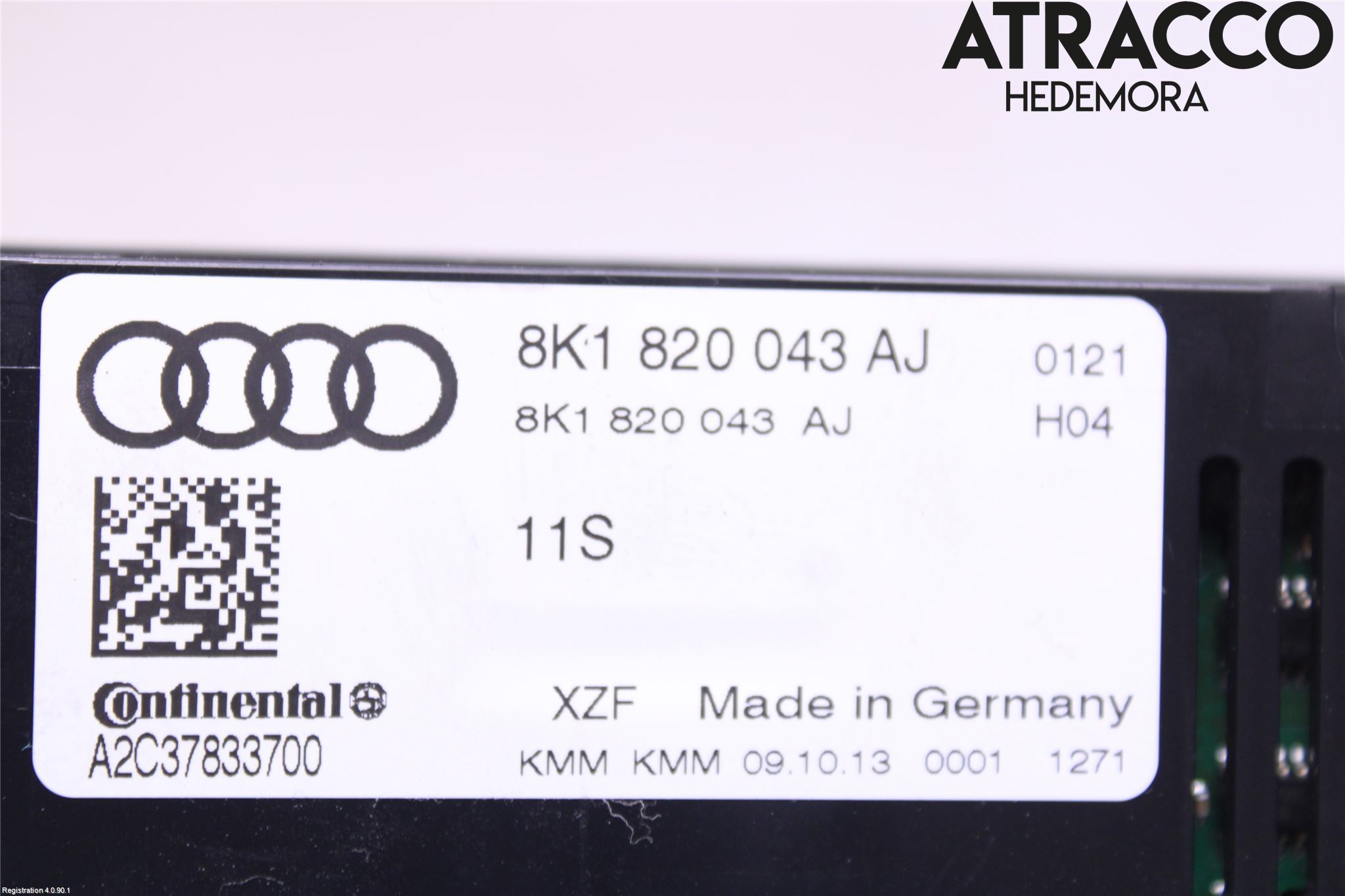 Audi A4 12-15 Varme Ac Betjening-Display